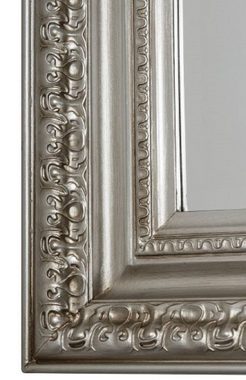 Casa Padrino Barockspiegel Barock Wandspiegel Silber 62 x H. 82 cm - Handgefertigter Spiegel im Barockstil