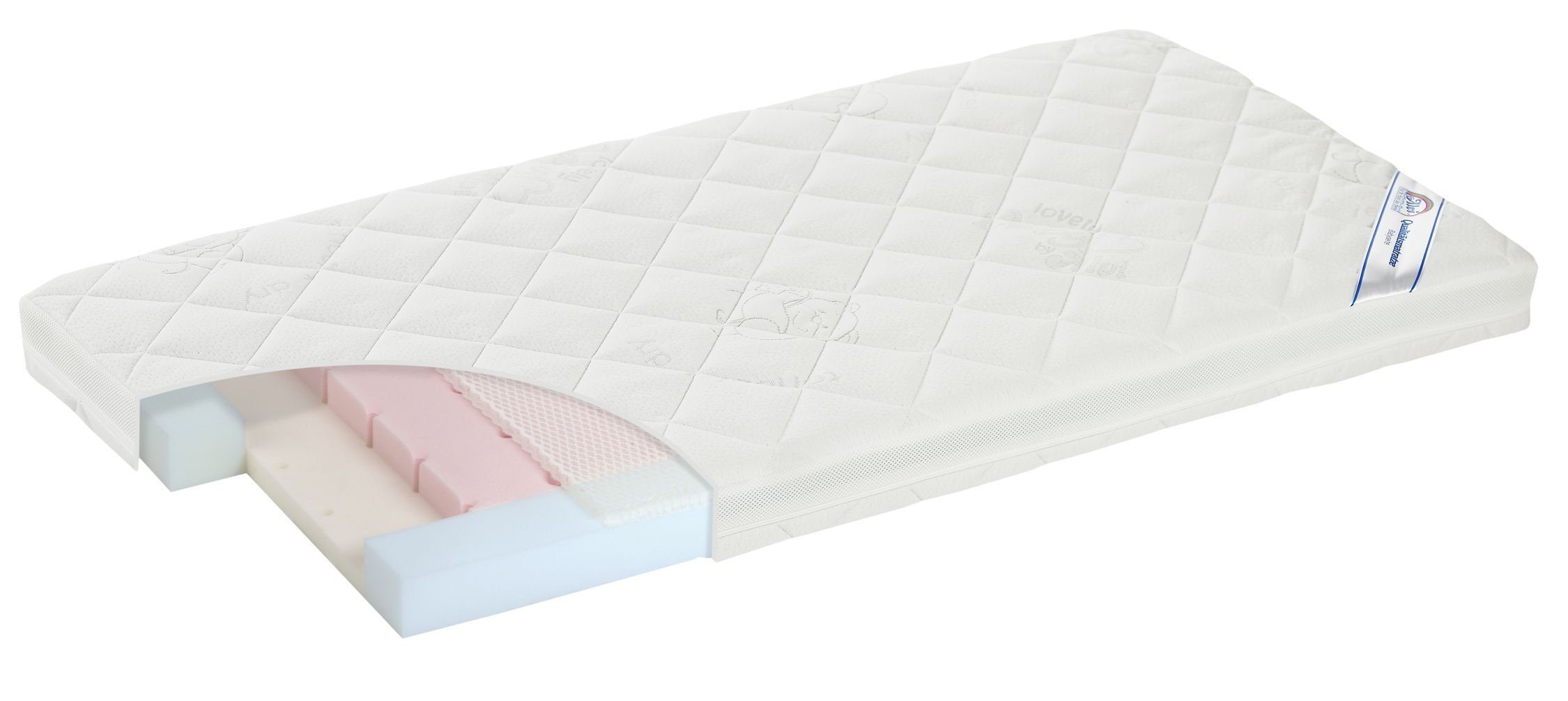 Kindermatratze Alvi Babymatratze STERNENSCHEIN AIR BT 70x140 cm weiß, Alvi®
