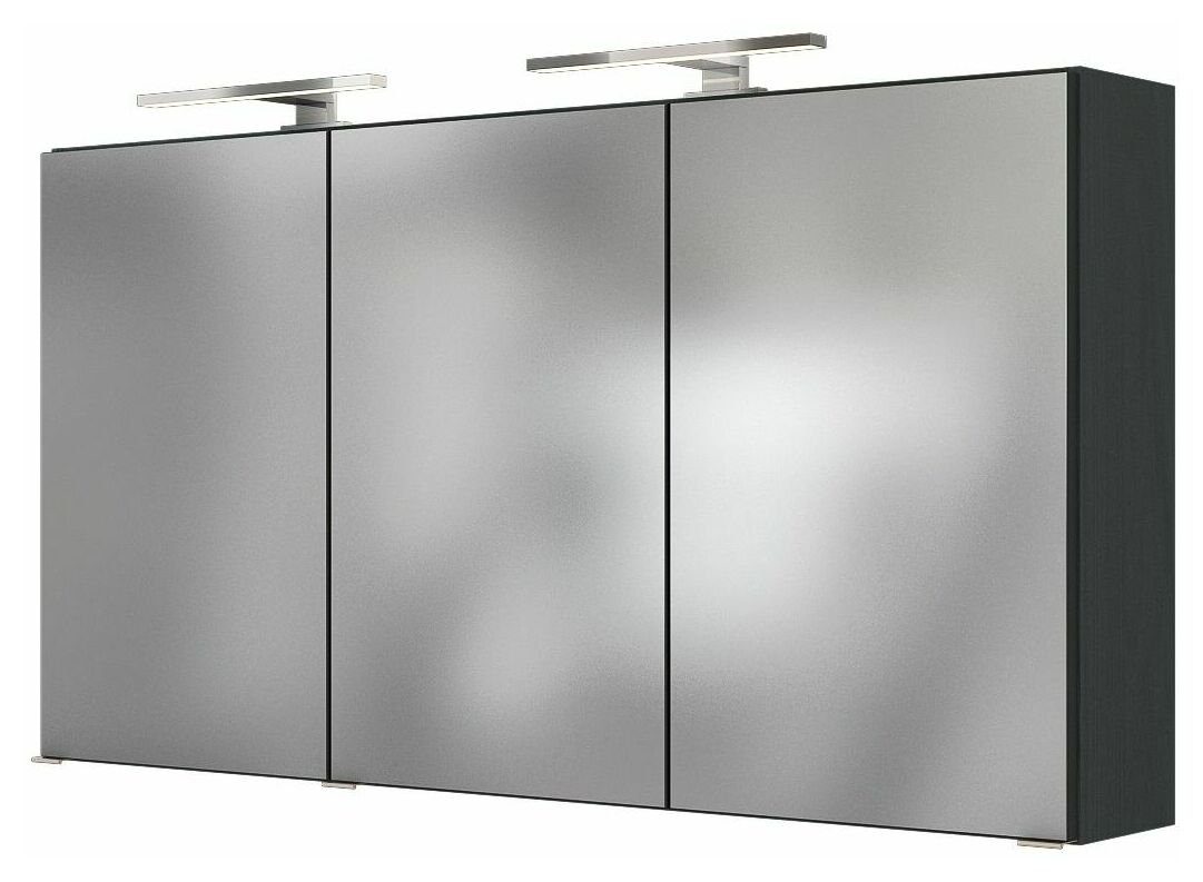 HELD MÖBEL Spiegelschrank Baabe 120 cm graphit
