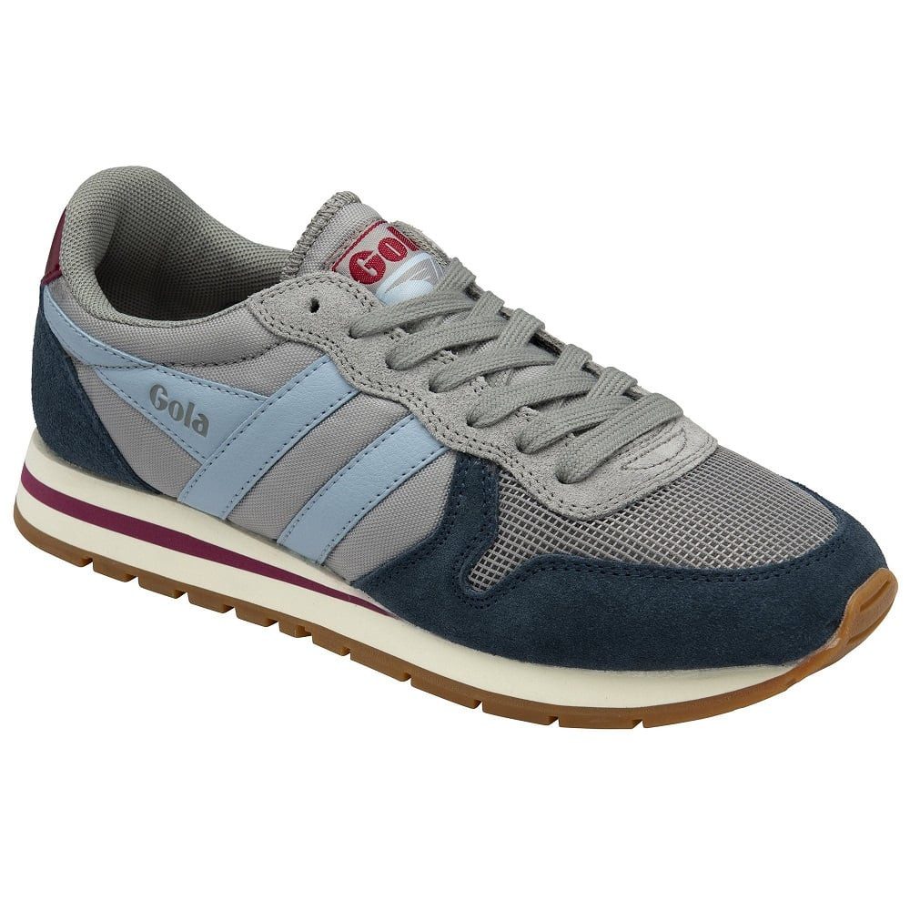 Gola Daytona 2025 zementgrau/navyblau/himmelblau Damen Sneaker
