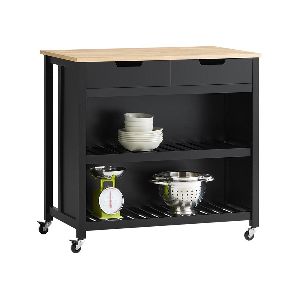 SoBuy Küchenwagen FKW74, Kücheninsel Sideboard Küchenschrank günstig online kaufen