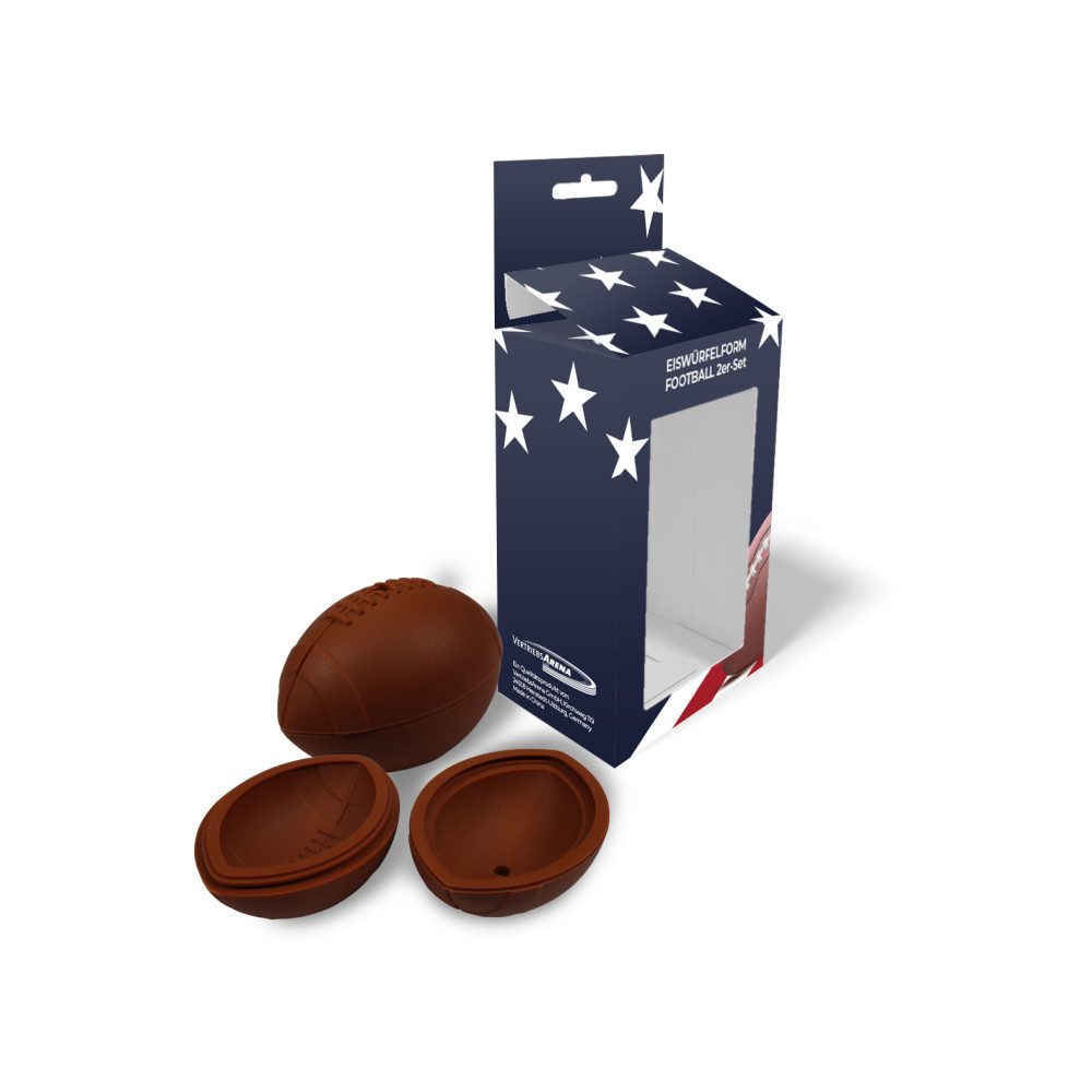 NFL Shield Eiswürfelform Football 2er Set