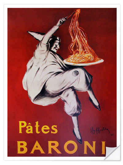 Posterlounge Wandfolie Leonetto Cappiello, Pâtes Baroni, Vintage