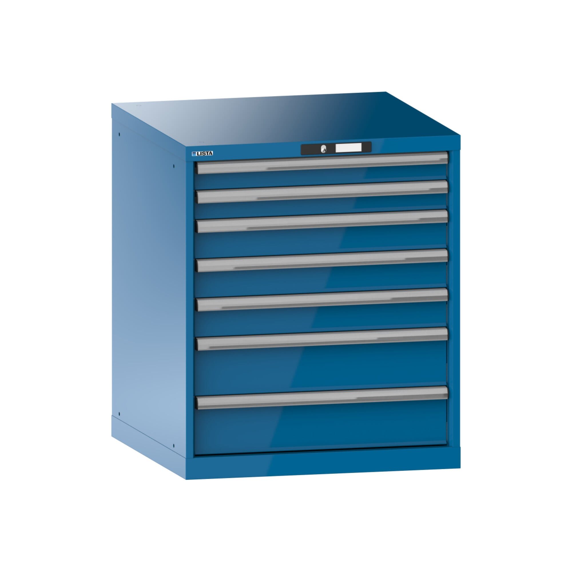 LISTA Werkzeugschrank Lista Schubladenschrank 36x36E (BxTxH) 717x725x850mm KEY Lock R5012