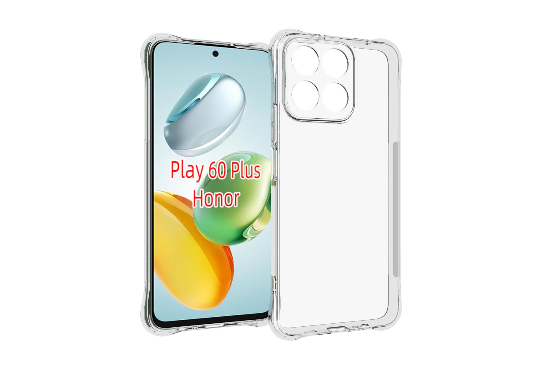 mtb more energy Smartphone-Hülle Clear Armor Case für Honor 200 Smart 5G, Transparente TPU Schutzhülle Case Backcover mit Anti-Shock Verstärkung – Bild 5 von 5