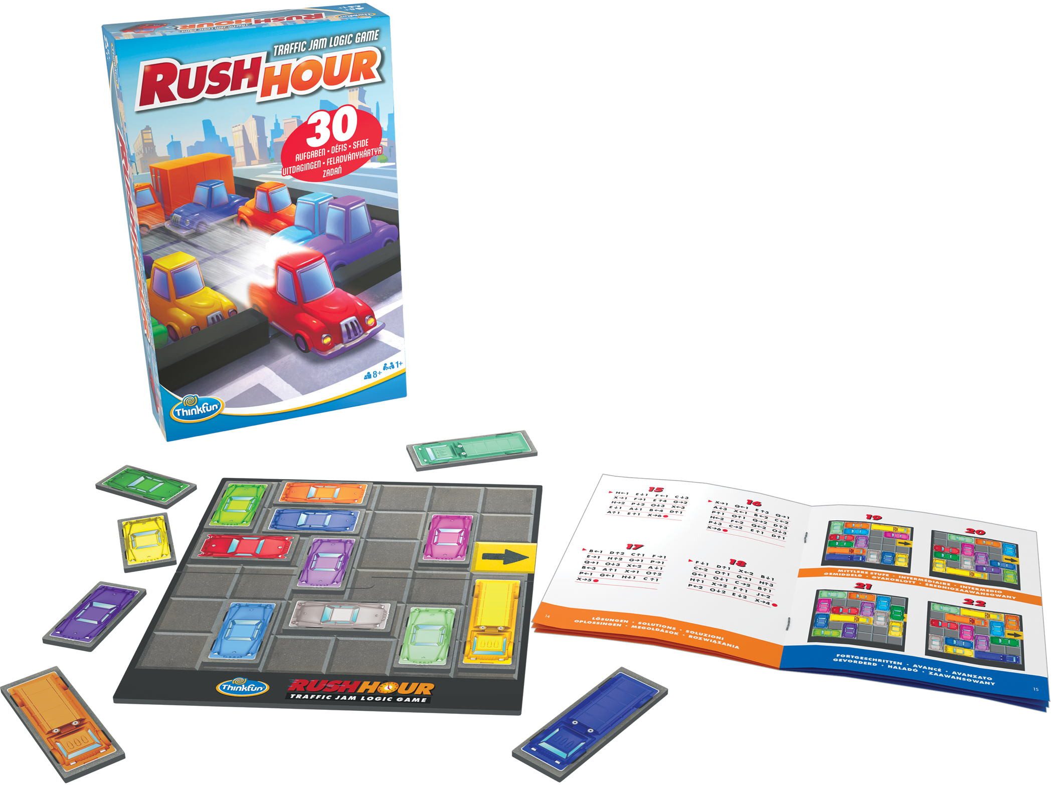Thinkfun® Spiel Mitbringspiel Logikspiel Rush Hour 76642