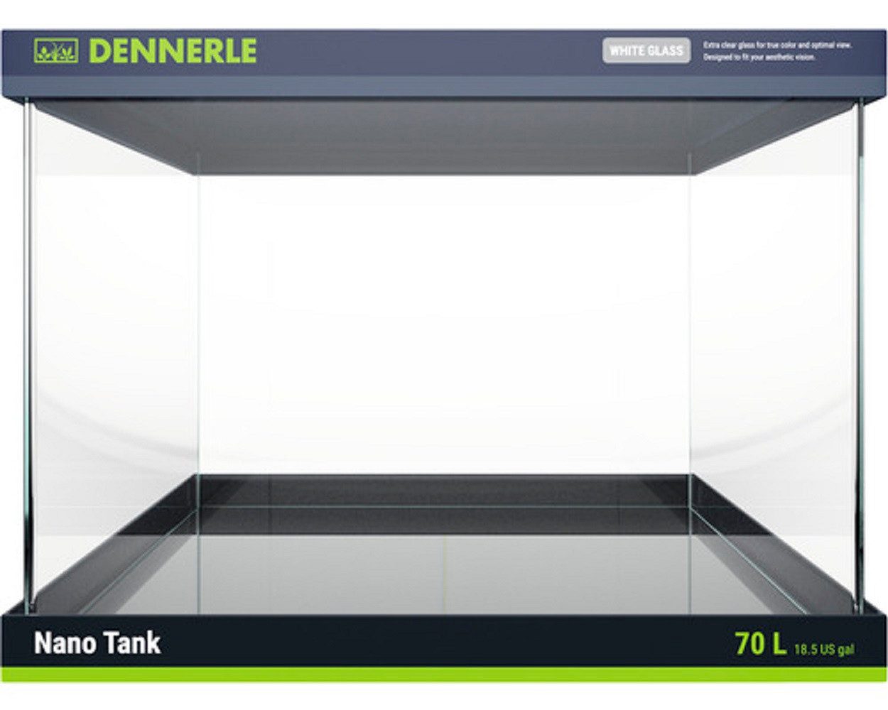 Aquarium Dennerle 3931 Nano ScapersTank Weißglasbecken 70 L
