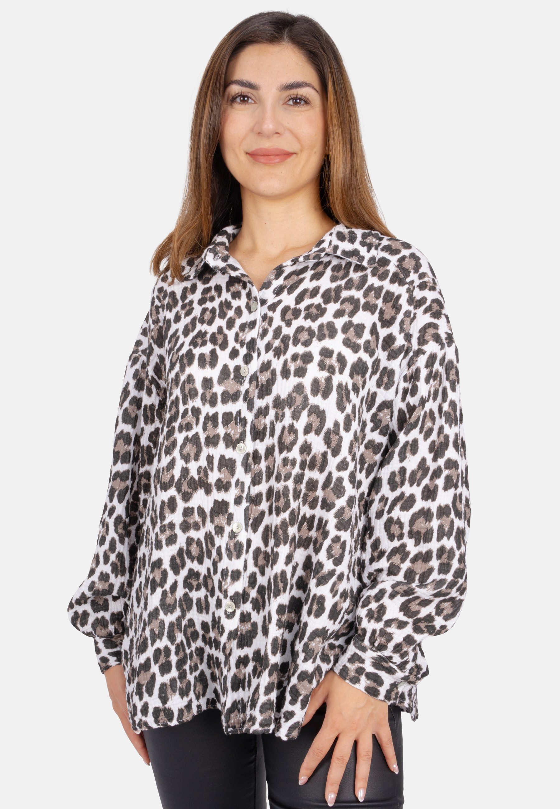 Seasons of April Hemdbluse LEO QUEEN MUSSELIN OVERSIZED Oversized Musselin günstig online kaufen