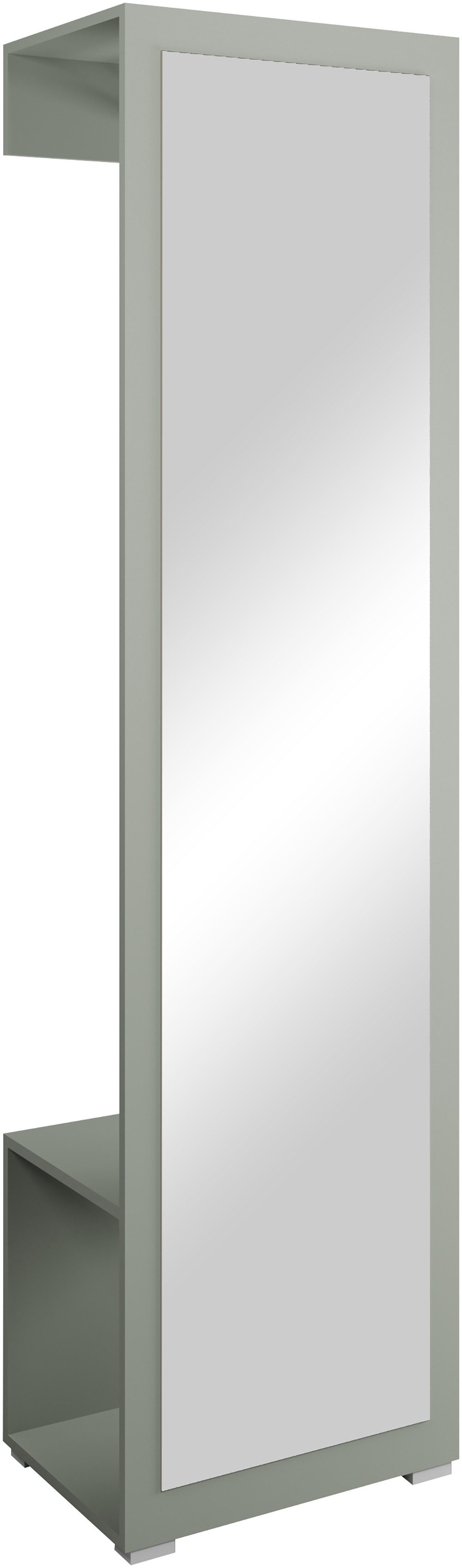 OTTO home Garderobenschrank Paris moderne Garderobenschrank 190cm, mit Kleiderstange und Frontspiegel