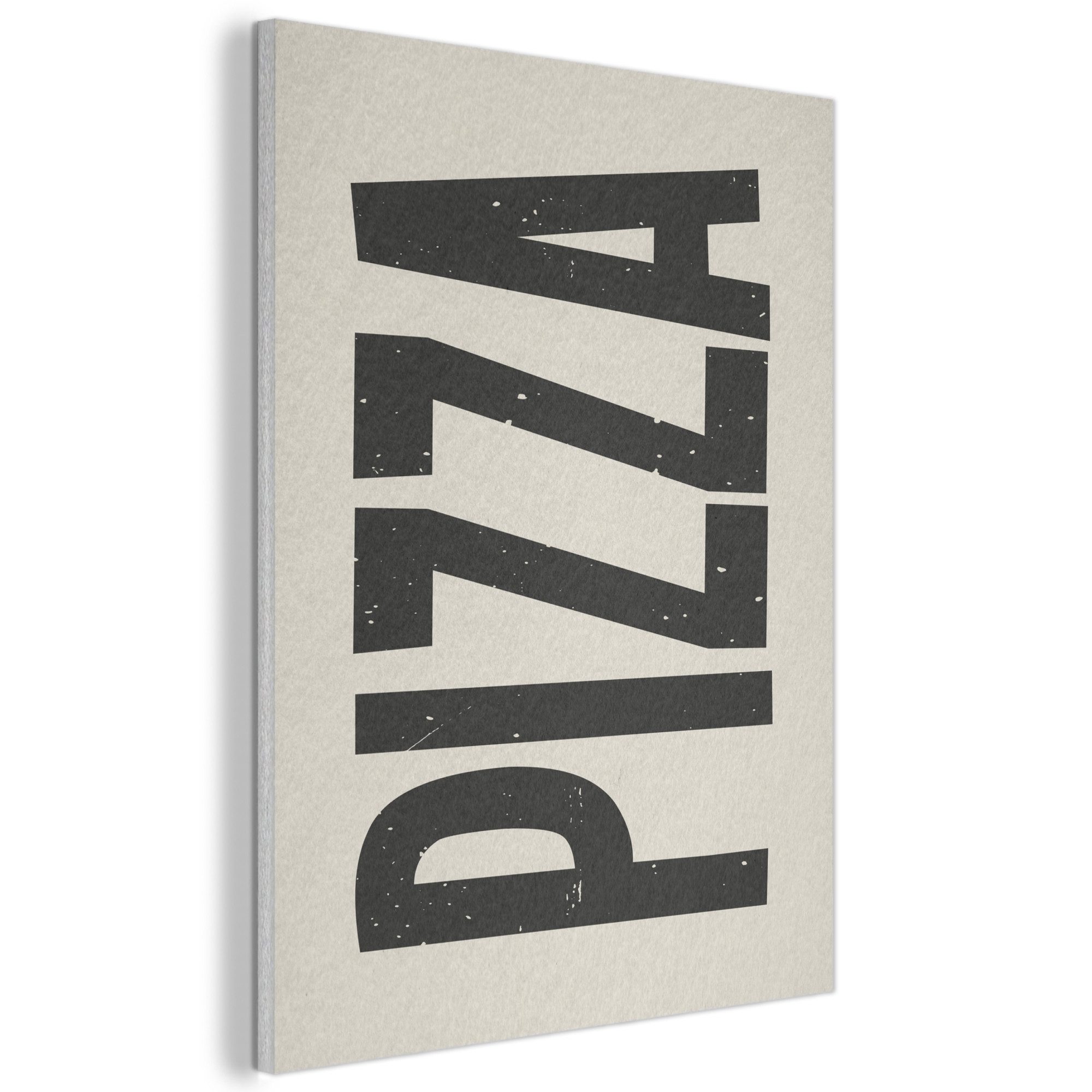 Pizza - Schwarz - Beige