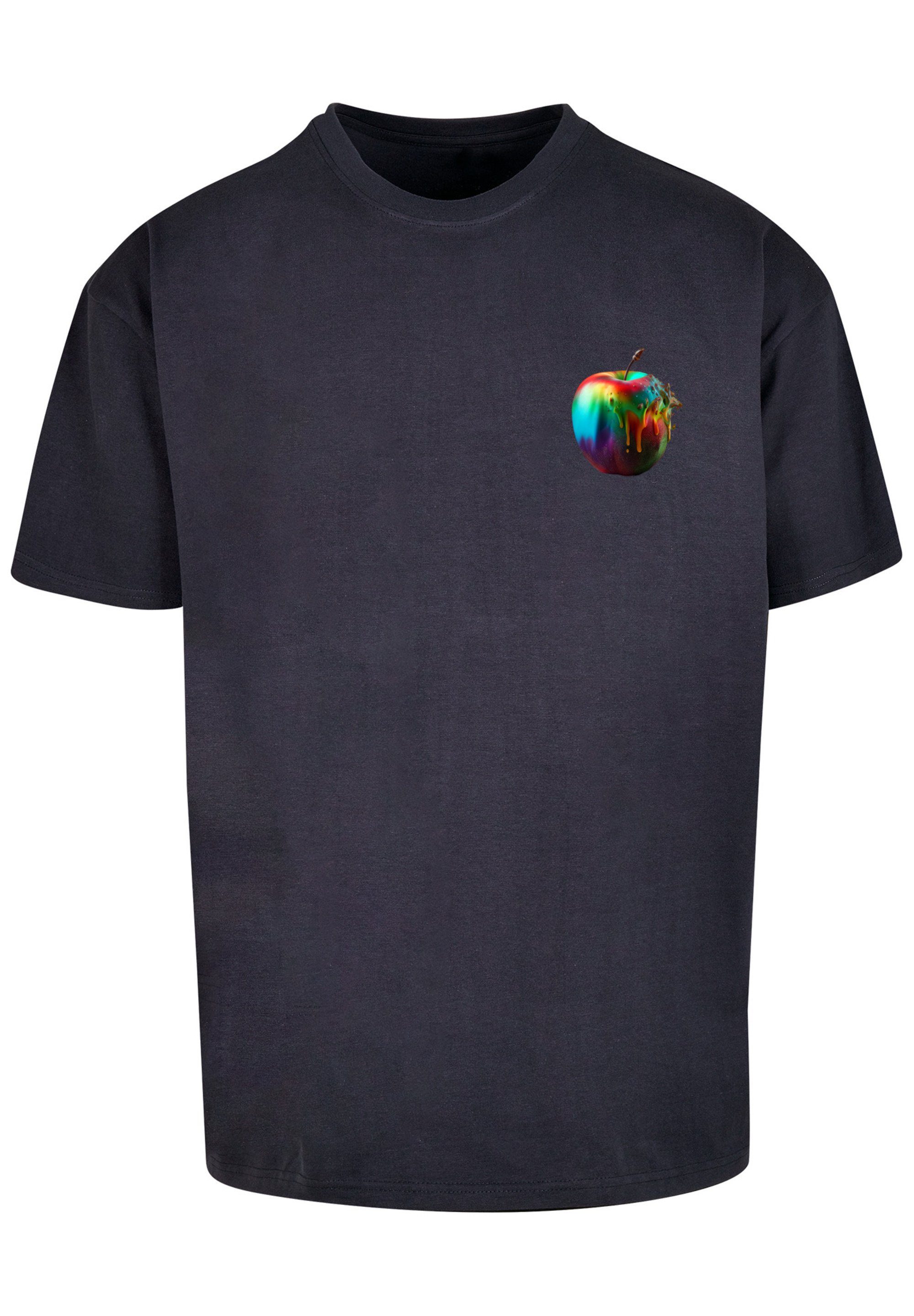 navy Colorfood Print - Rainbow T-Shirt F4NT4STIC Apple Collection