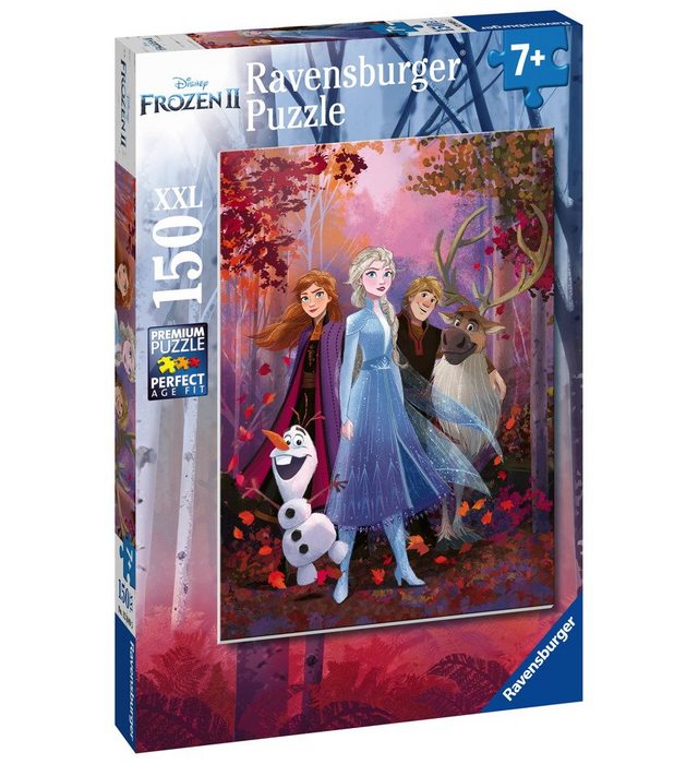 Ravensburger Puzzle 150 Teile XXL Disney Frozen 2 Ein fantastisches Abenteuer 12849 150 Puzzleteile