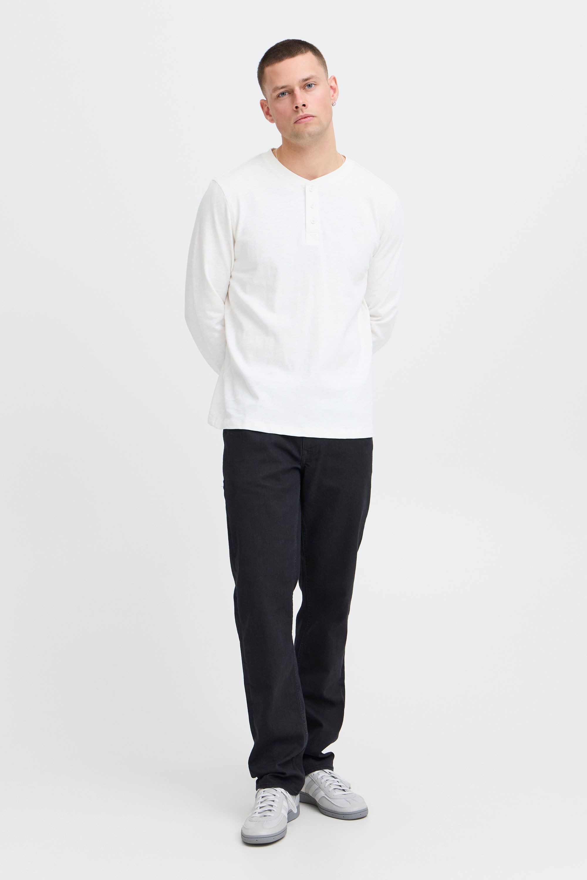 Blend Longsleeve BHTee Lässiges Longsleeve mit Knopfleiste günstig online kaufen