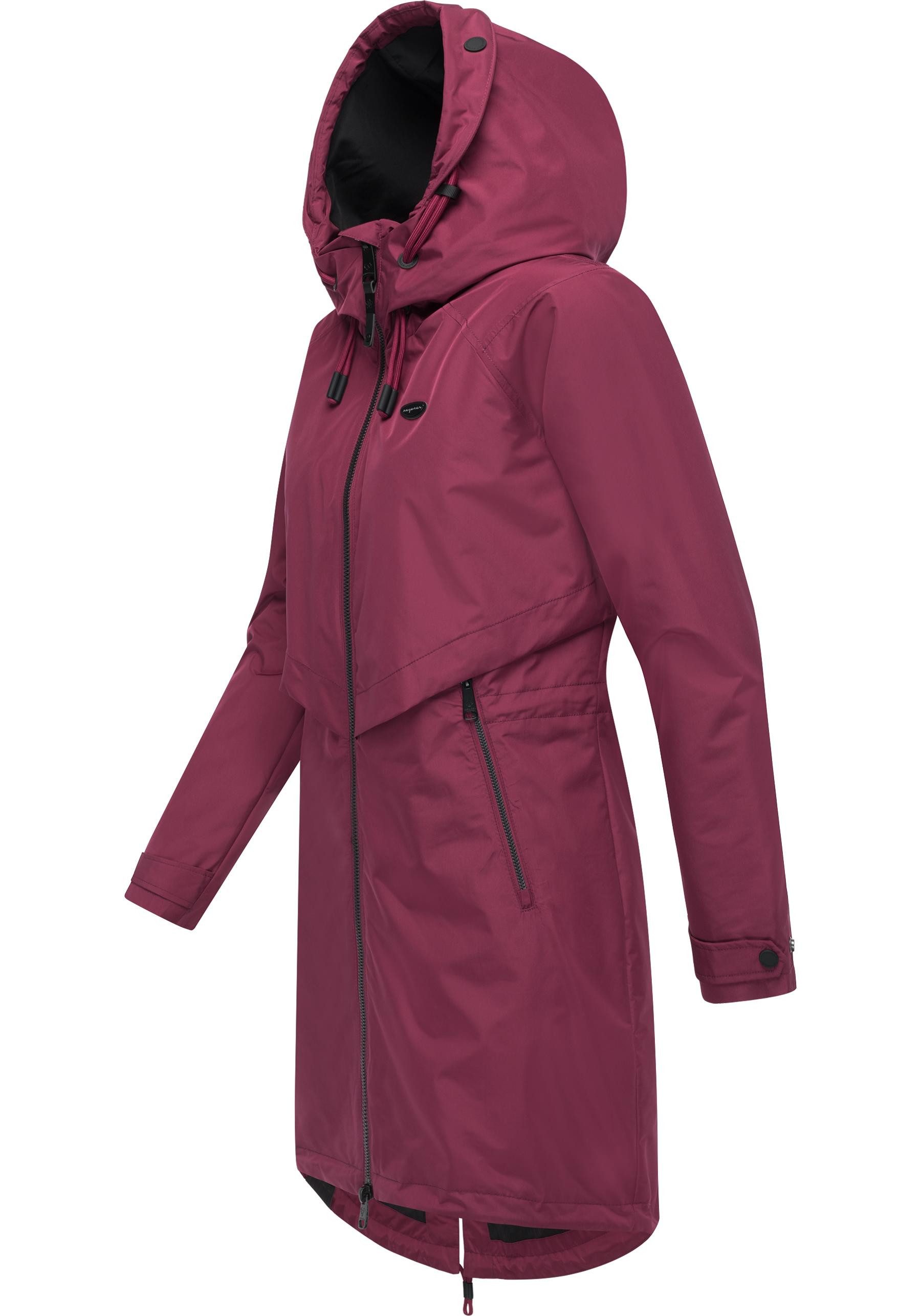 Ragwear Jerseymantel Frodik Wasserdichter oversized Damen günstig online kaufen