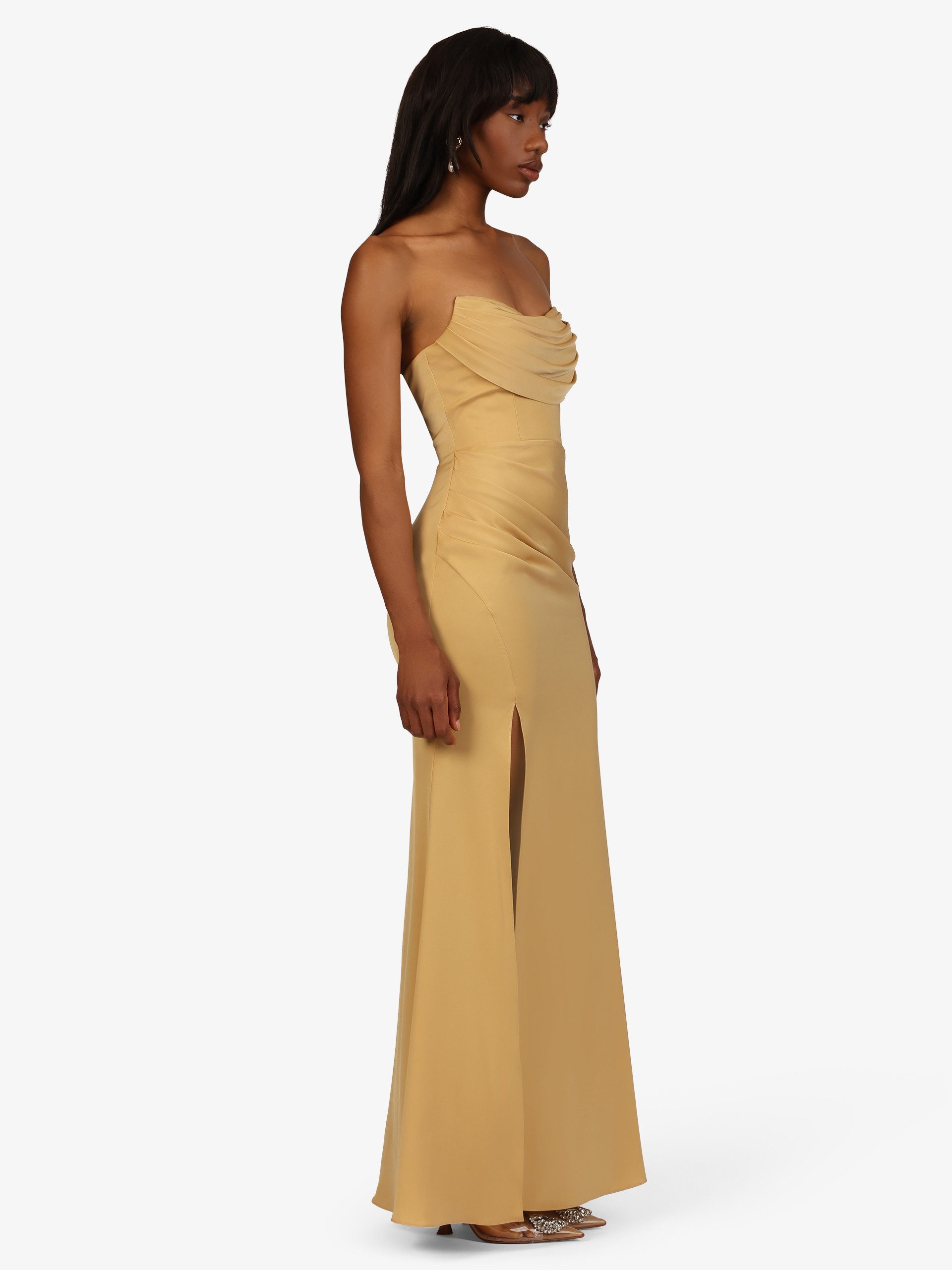Kraimod Abendkleid mit Raffung an der Hüfte