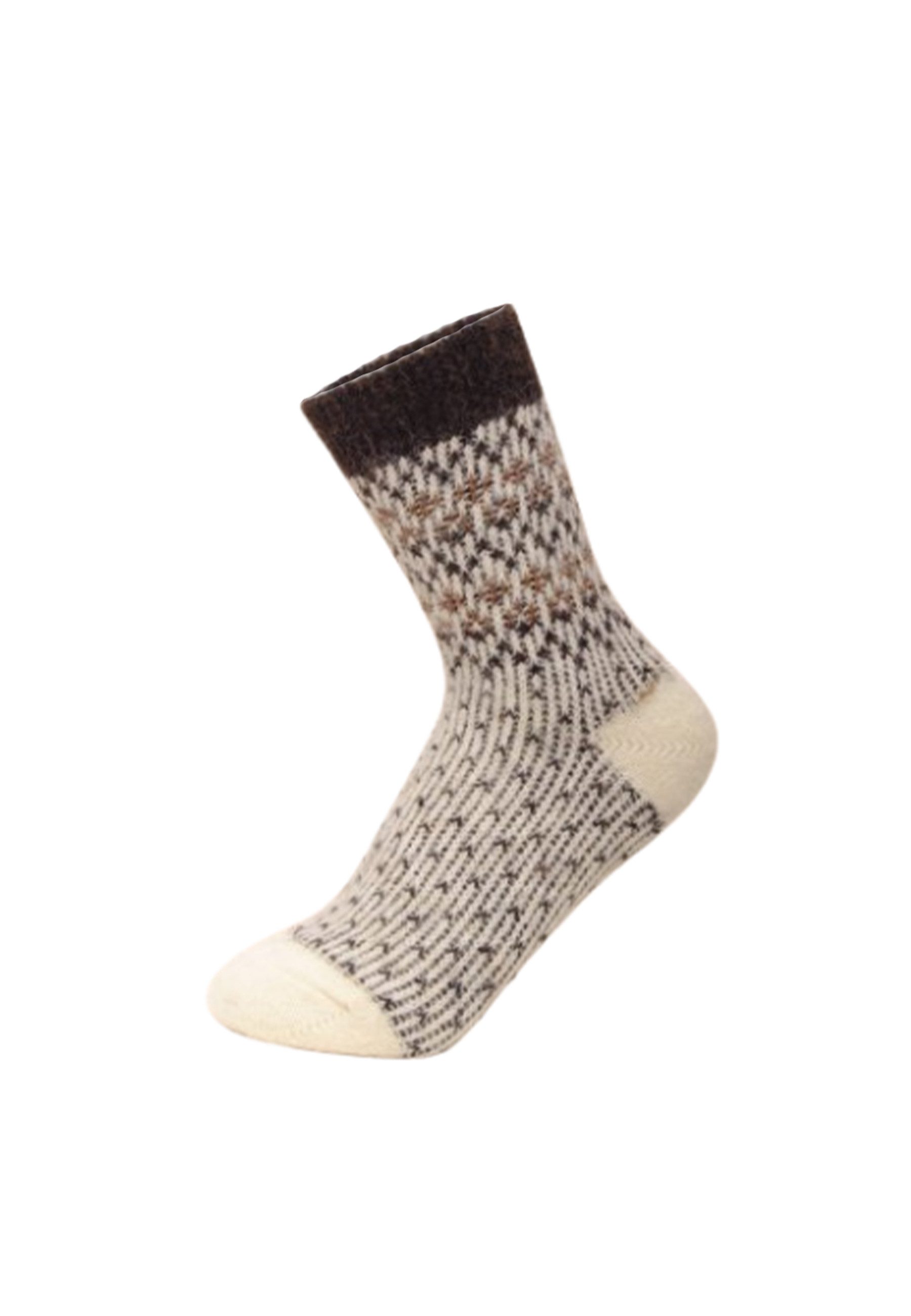 Yuhu Socken Damen Alpaka Socken Größe 36–40 warme Winter Stricksocken 4 Farben