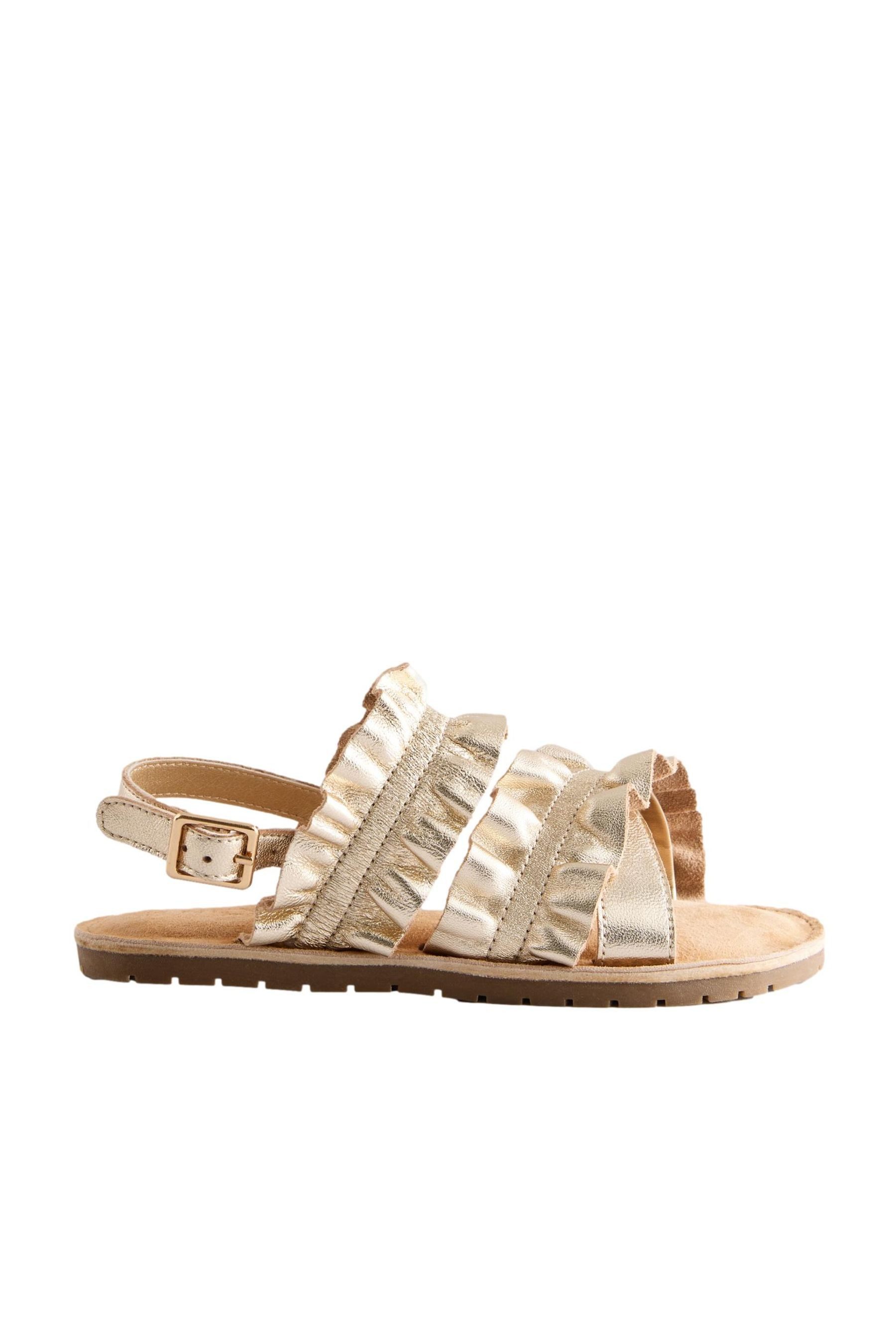 Next Ledersandalen mit Rüschendetails Sandale (1-tlg)