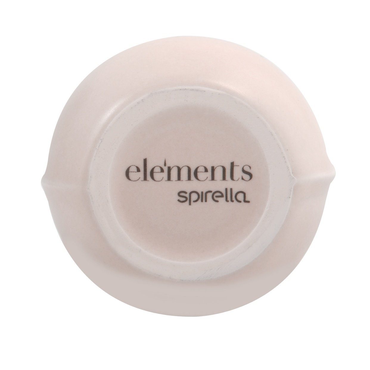 spirella Seifenspender Elements SENSE, Hochwertiger Premium Seifenspender - spirella® Elements, Keramik Made in Portugal, Edelstahl matt brushed, 500 ml, individuelle Ästhetik, blush rosa