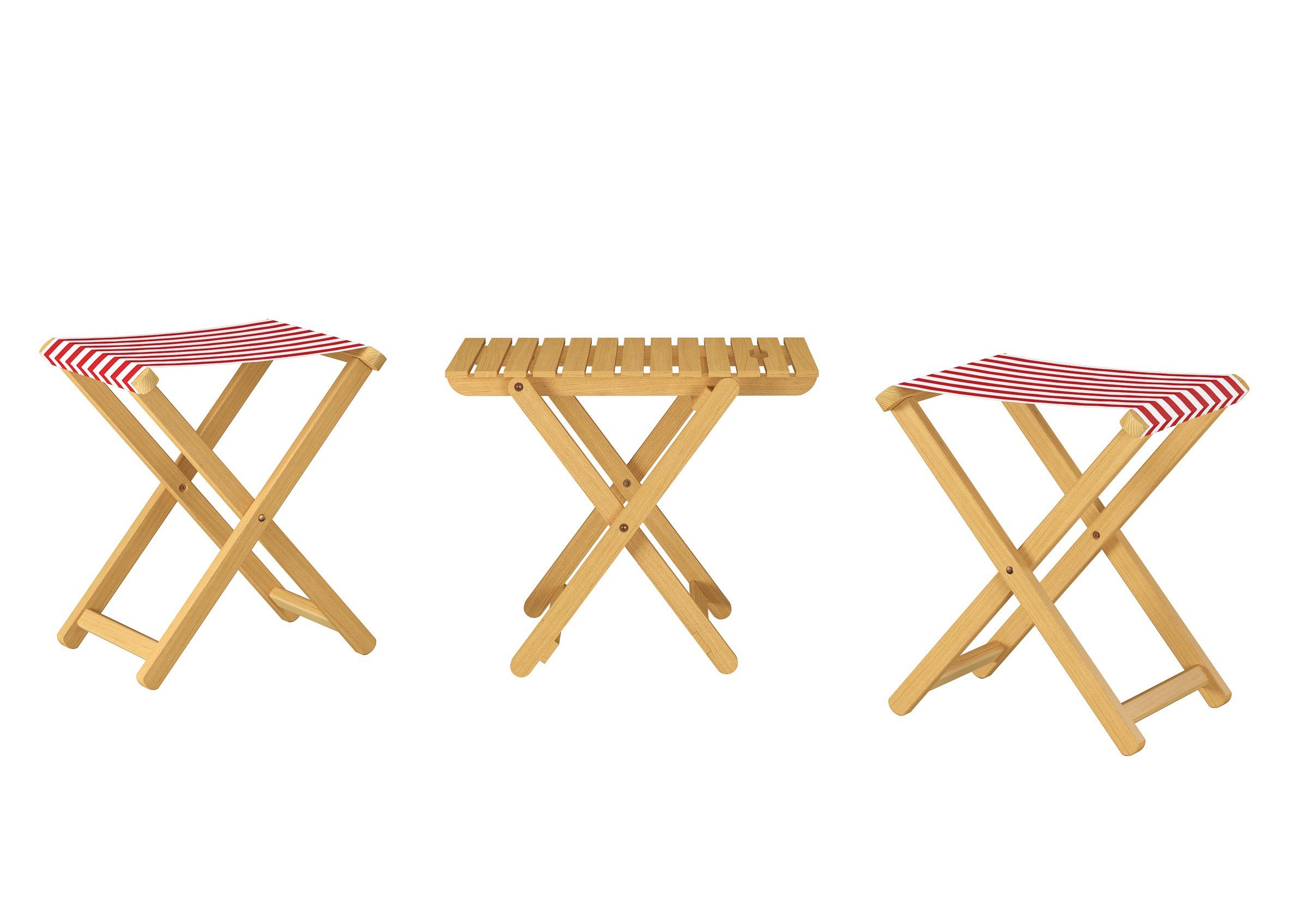 ERST-HOLZ Gartenliege Hocker Klappstuhl Anglerstuhl Buche günstig online kaufen