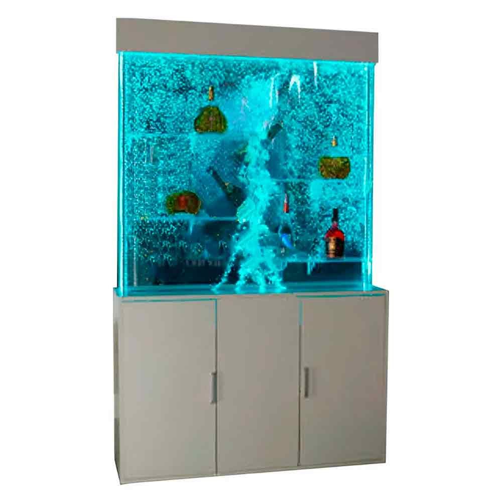 JVmoebel Barschrank Wasser Wand Water Wall Säule Unterschrank Trennwand Ragal Vitrine Made in Europa