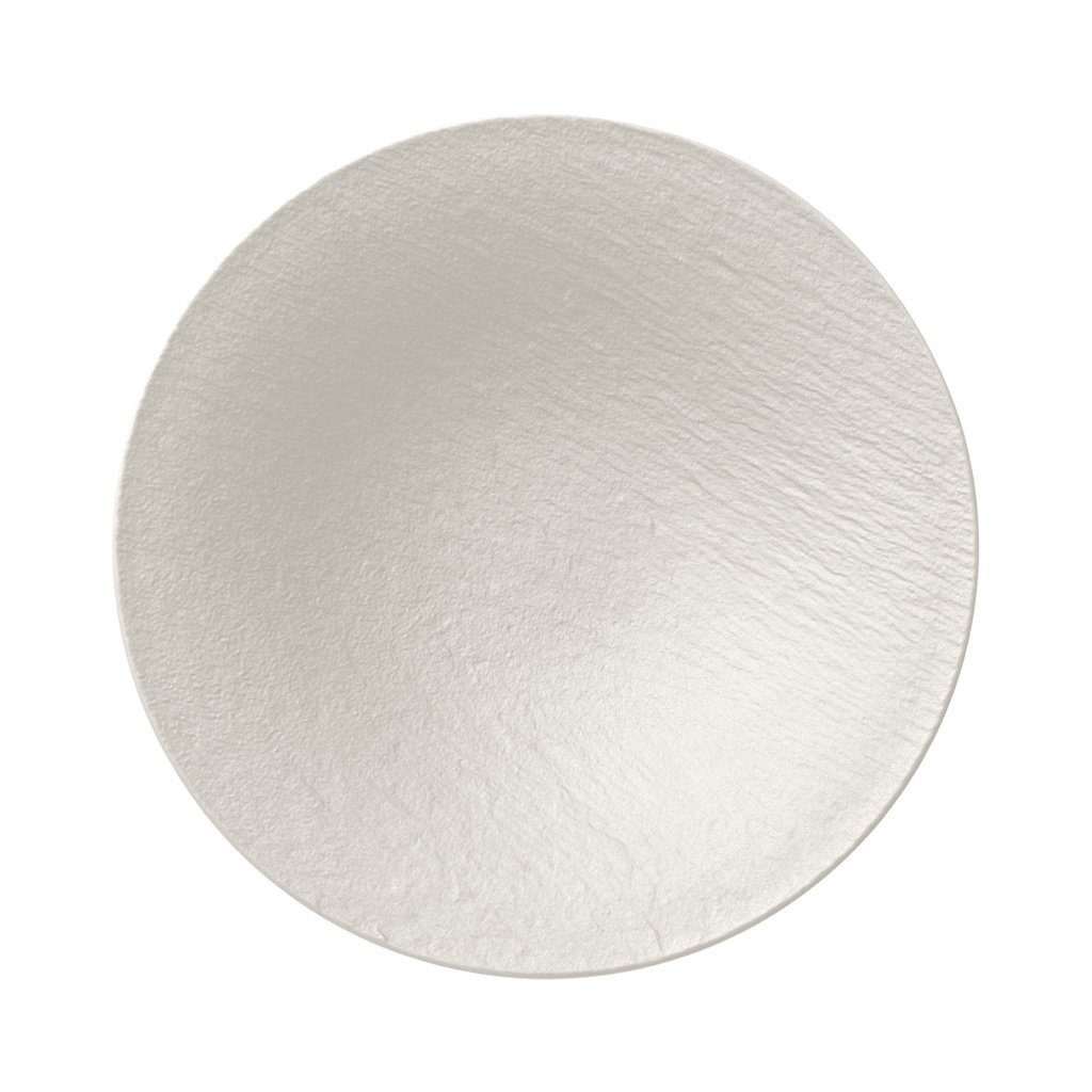 Villeroy & 28 cm Porzellan, Manufacture (1-tlg) Ø, weiß, Blanc Müslischale Schale, Rock Boch