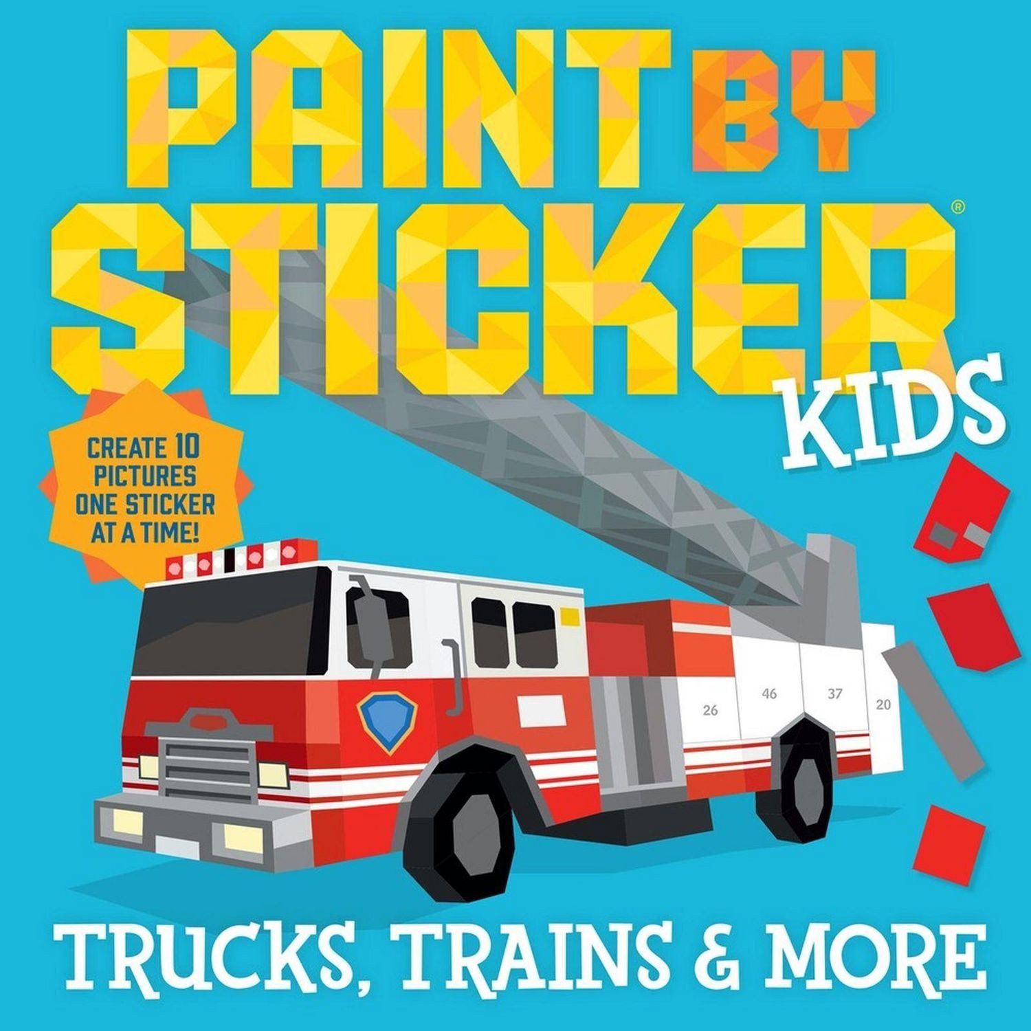 Paint by Sticker Kids (Official): Trucks Trains & More / Workman Publishing