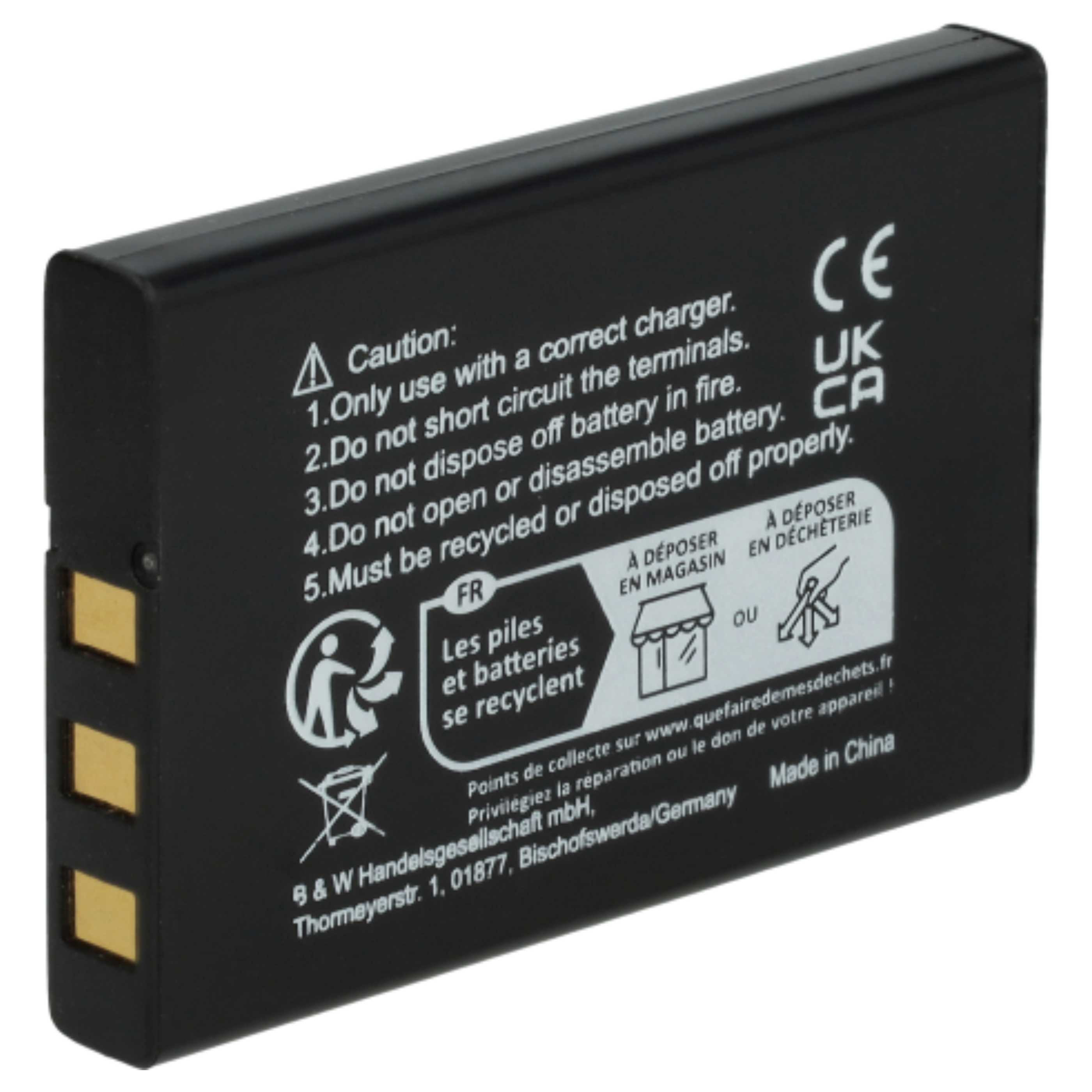 vhbw batteria compatibile con Praktica DC-52, DVC 5.1 HDMI, DVC 5.2 FHD, DVC 5.7 FHD, DVC 7.1Z, M8 fotocamera digitale DSLR (1000mAh, 3,6V, Li-Ion