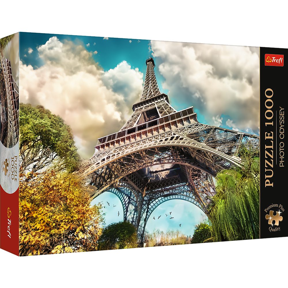 Trefl Puzzle Trefl, Eiffelturm Paris, 1000 Teile Premium Plus Puzzle, 1000 Puzzleteile