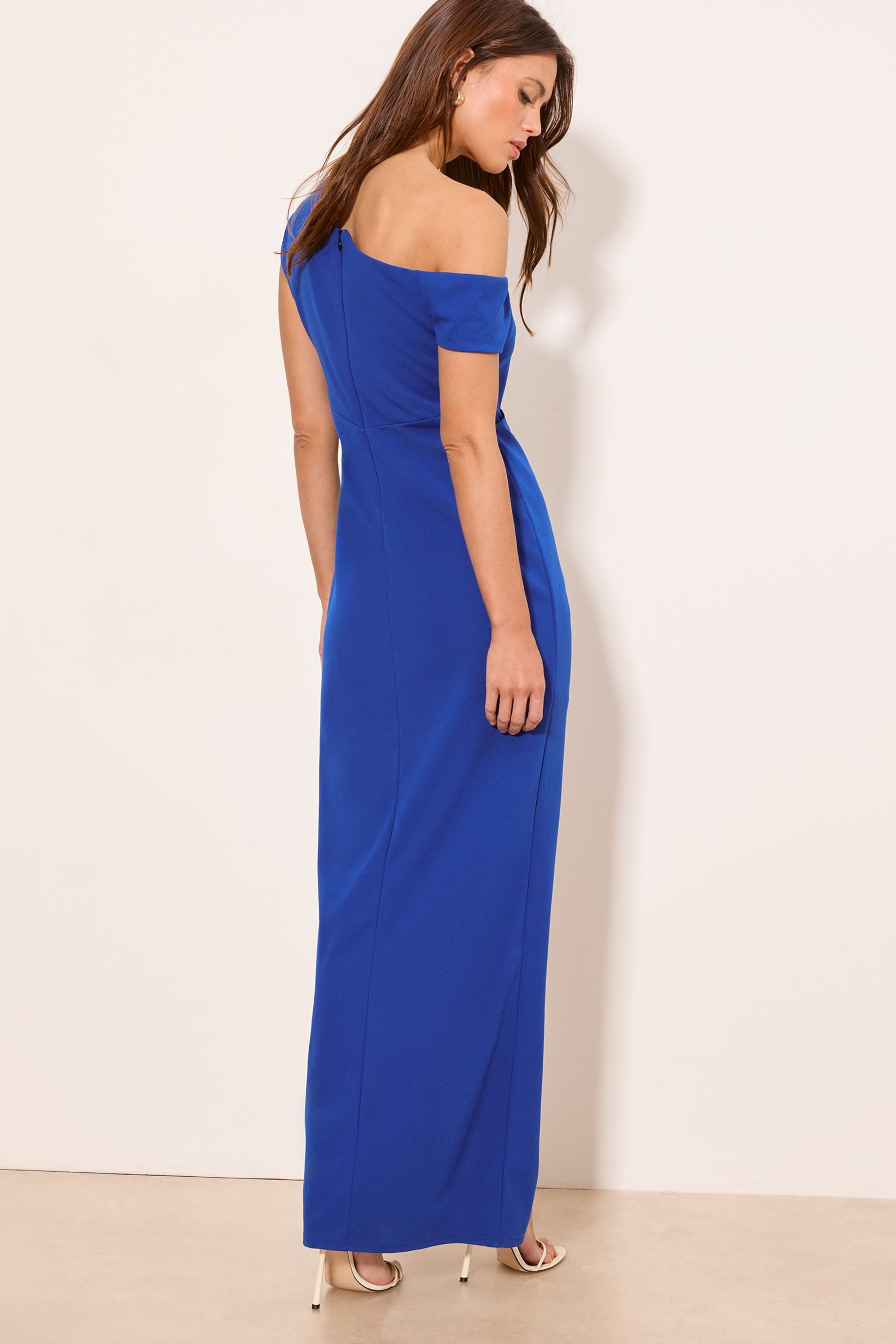 LIPSY Midikleid Lipsy Oneshoulder-Midikleid mit geraffter Taille (1-tlg)