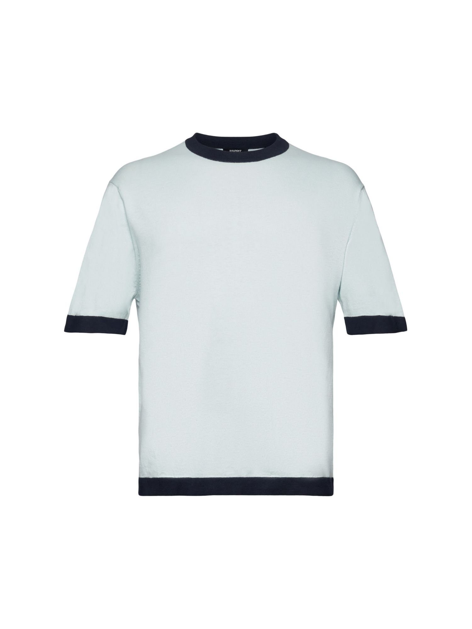 Esprit Collection T-Shirt Strick-T-Shirt (1-tlg) LIGHT AQUA GREEN