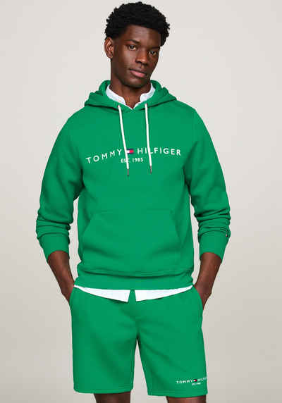 Tommy Hilfiger Kapuzensweatshirt TOMMY LOGO HOODY mit Kapuze und Kängurutasche