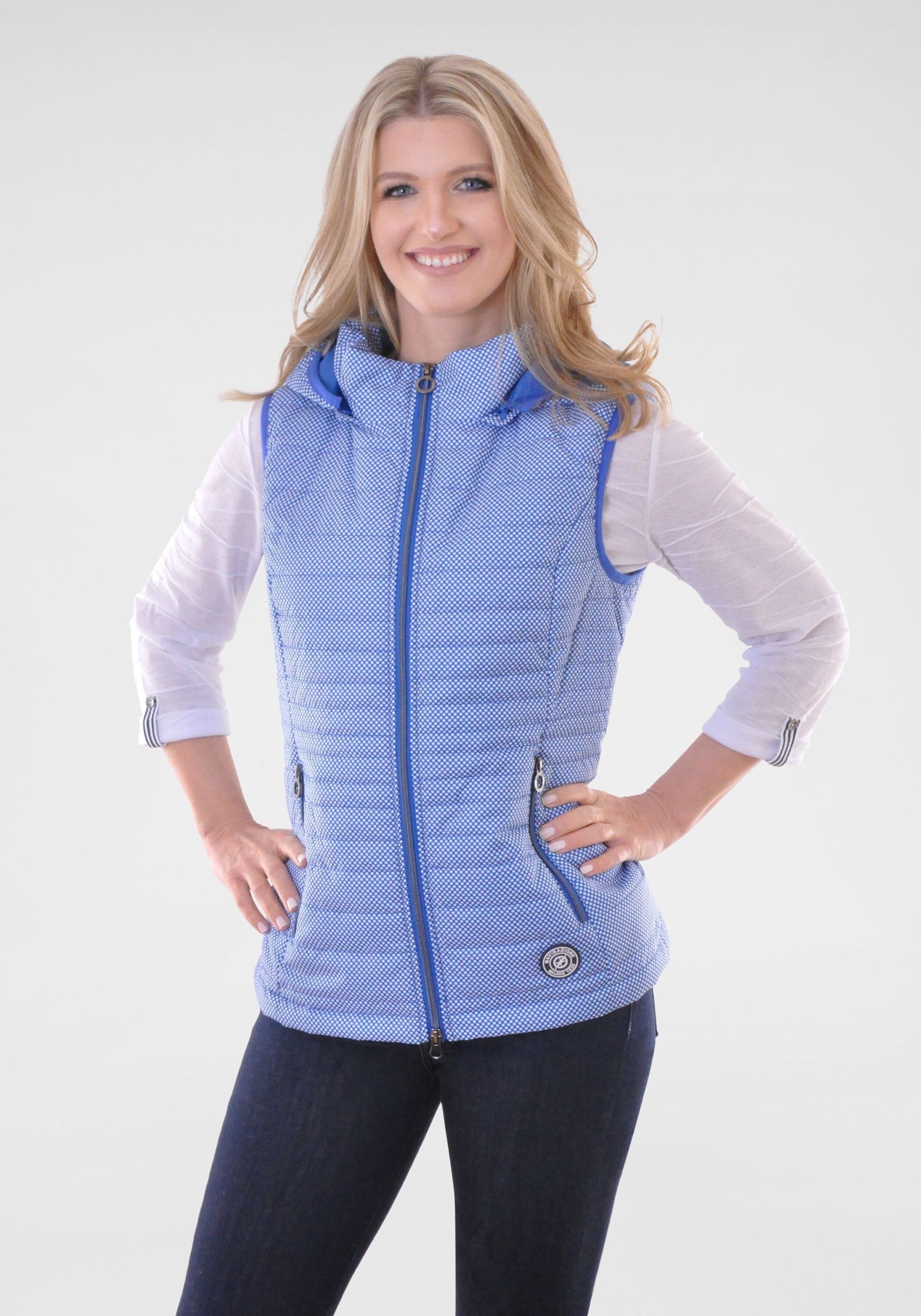 NAVIGAZIONE Steppweste mit Kapuze