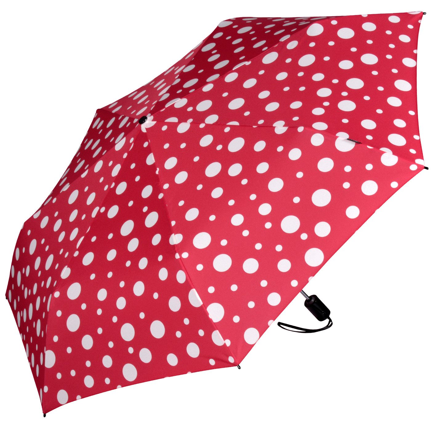Knirps® Taschenregenschirm Slim Duomatic mit Auf-Zu-Automatik - Dots, immer günstig online kaufen
