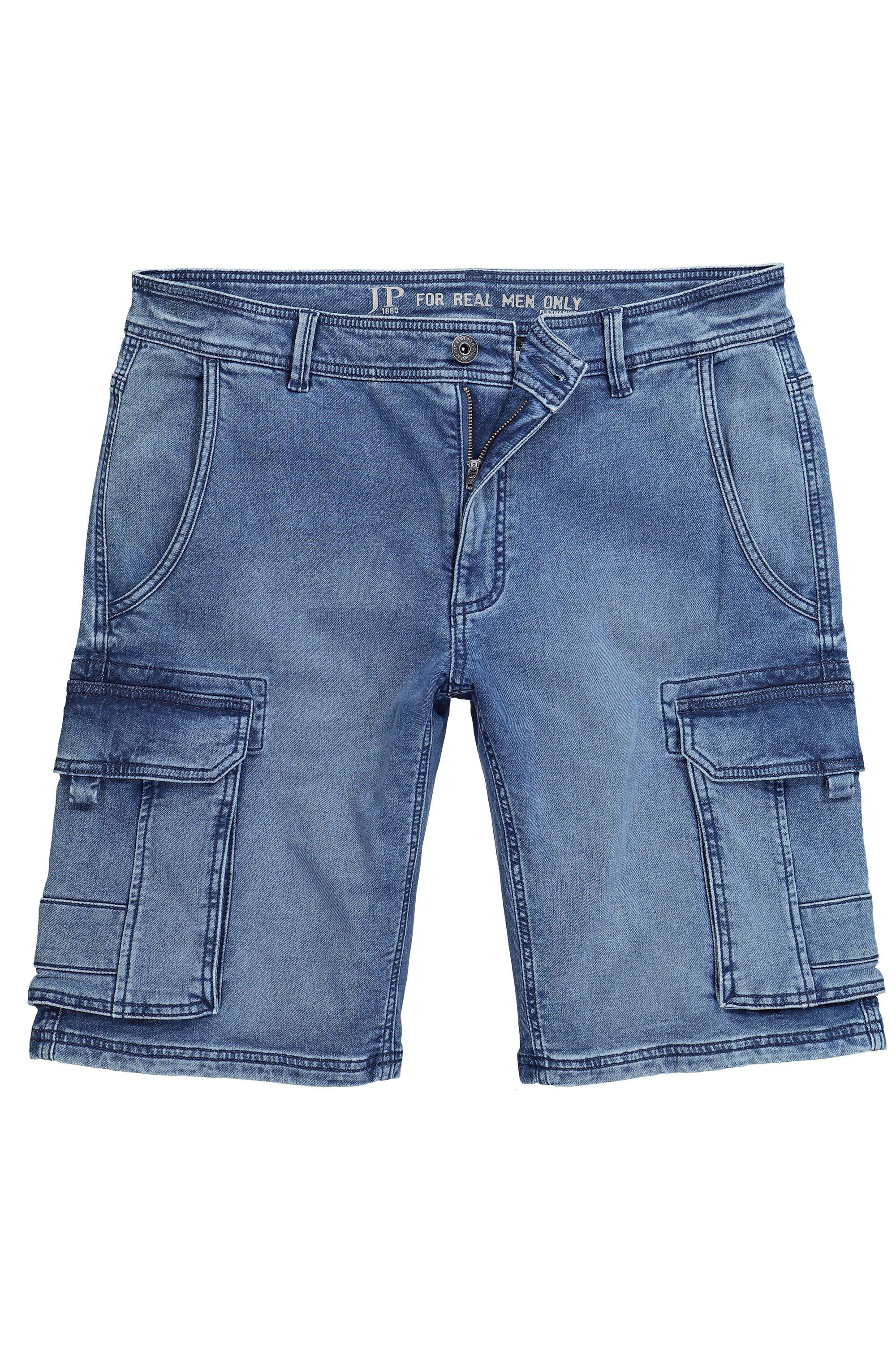 JP1880 Bermudas Cargo-Jeansbermuda FLEXNAMIC® Denim Regular Fit günstig online kaufen