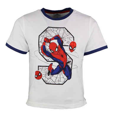 MARVEL Print-Shirt Spiderman Jungen Kinder Shirt Gr. 104 bis 134