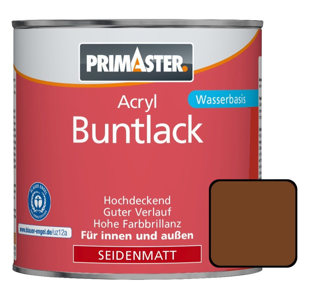 Primaster Acryl-Buntlack Primaster Acryl Buntlack RAL 8003 750 ml lehmbraun