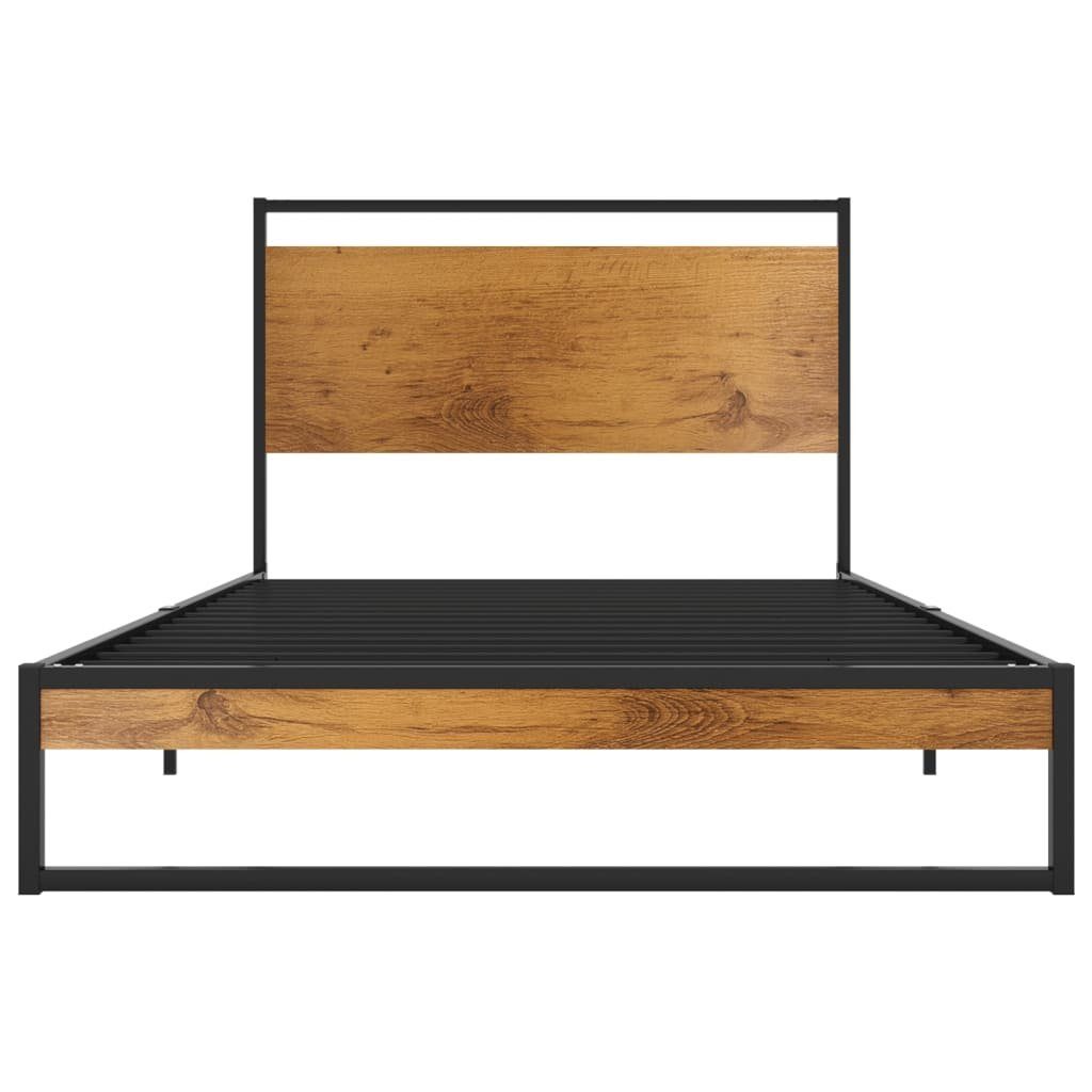vidaXL Bett Bettgestell Metall 90x200 cm günstig online kaufen