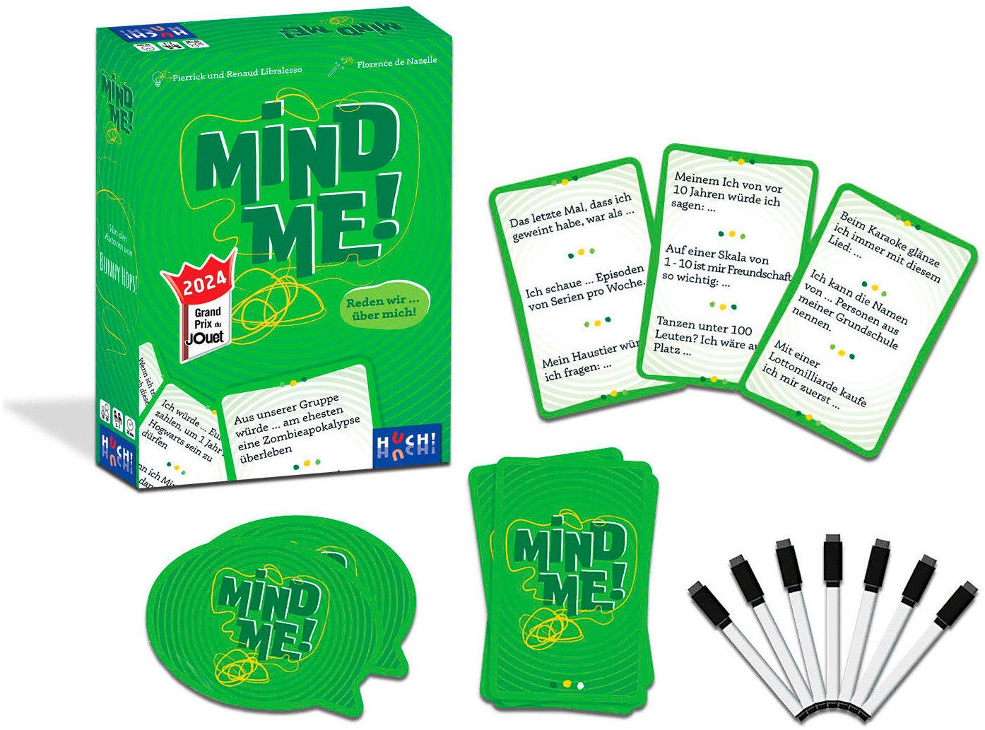 HUCH! Spiel Mind me, Partyspiel, Made in Europe