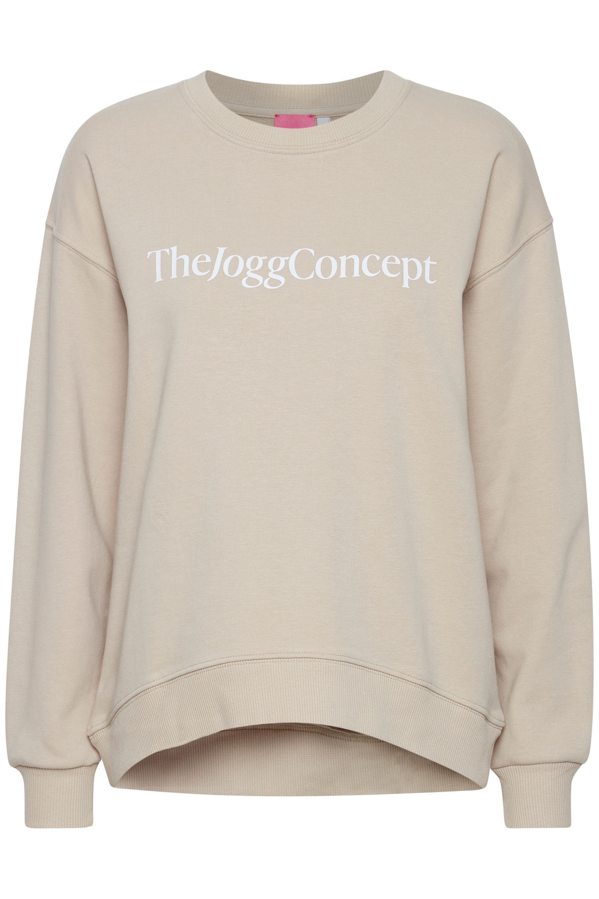 Sweatshirt Sportlicher - TheJoggConcept. SWEATSHIRT mit Logo-Print (151308) Sweater Doeskin JCSAFINE 22800015