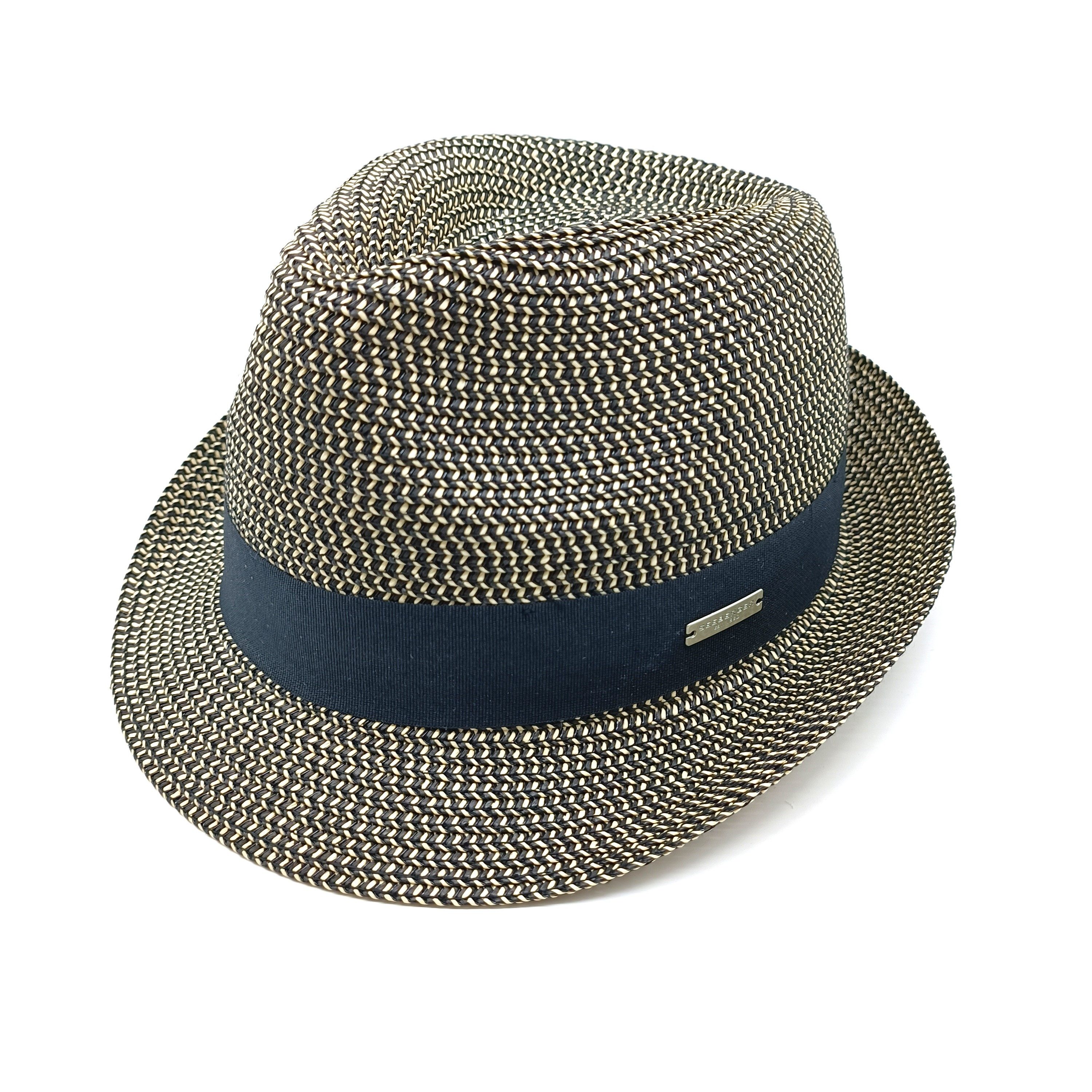 Seeberger Strohhut Trilby linen/black günstig online kaufen