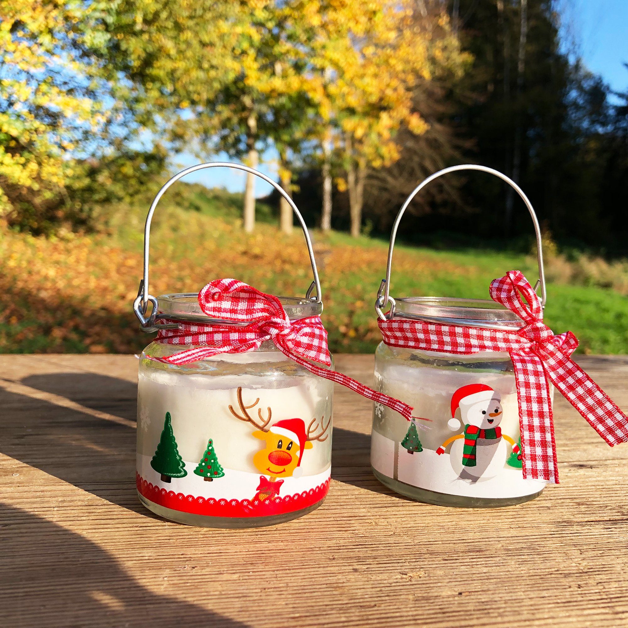 Annastore Duftkerze Set mit 2 Duftkerzen als Geschenk, Duftkerzen im Glas ( günstig online kaufen