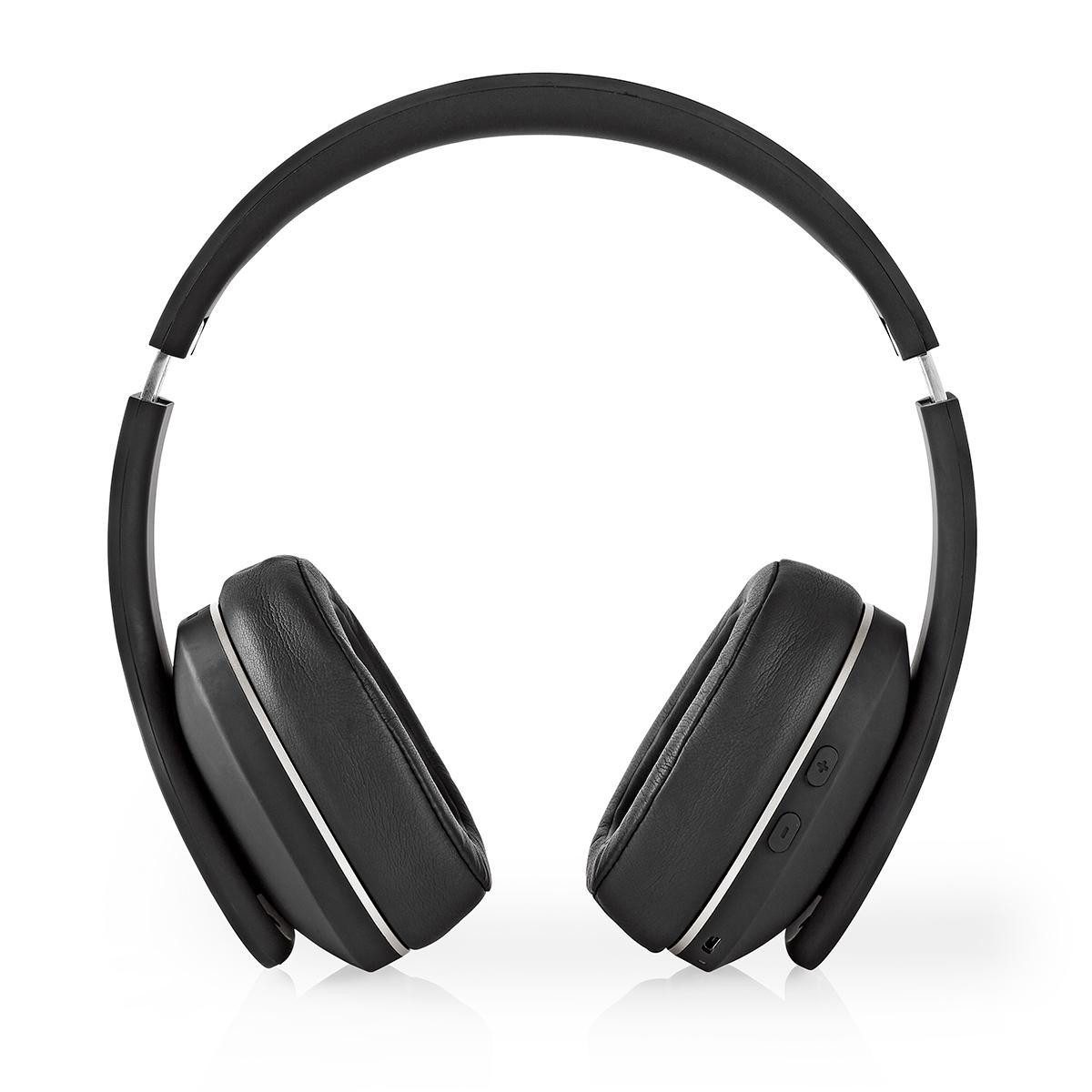 Nedis Over-Ear Kopfhörer Bluetooth mit Mikrofon und Transportschale Bluetooth-Kopfhörer (Störgeräuschunterdrückung, Eingebautes Mikro)