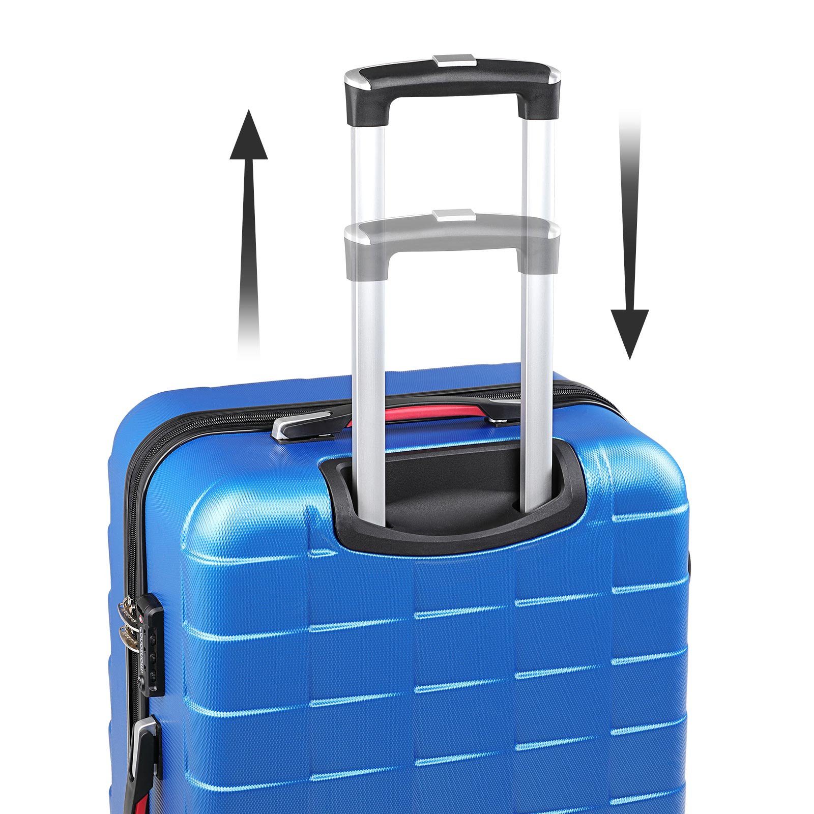 monzana Hartschalen-Trolley Exopack Line, 4 Rollen – Bild 5 von 5