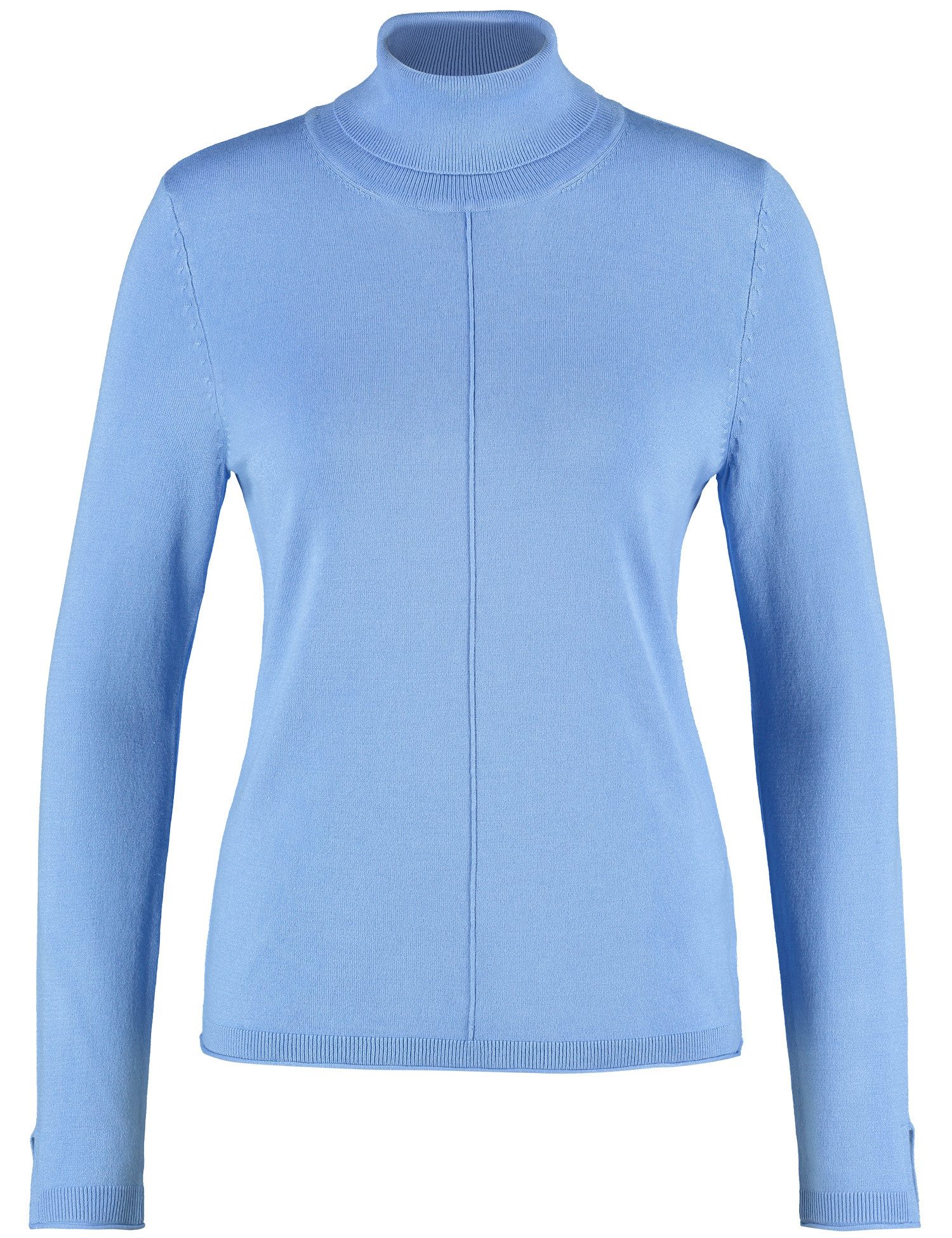 GERRY WEBER Sweatshirt Softer Rollkragenpullover mit Armschlitzen