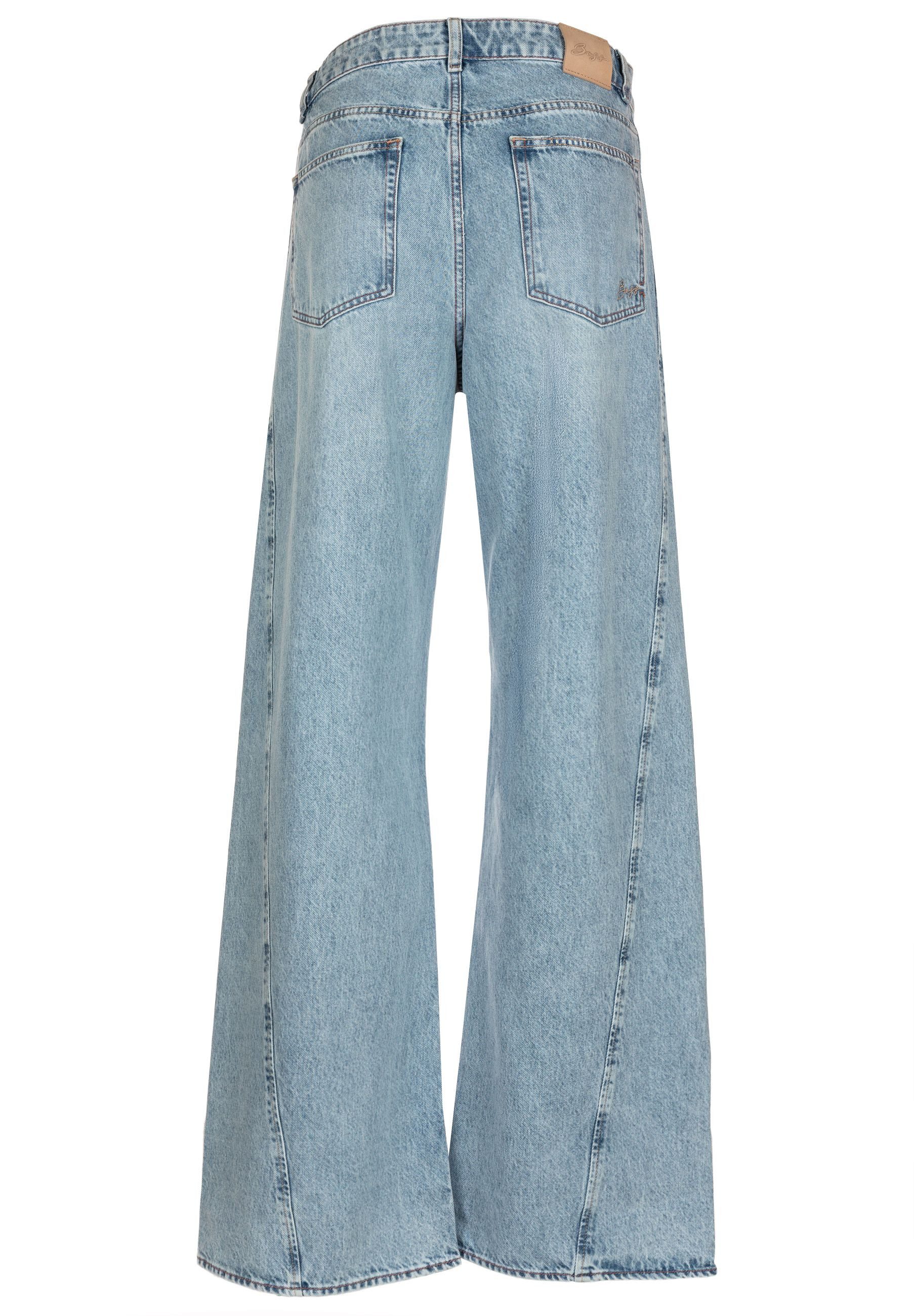 BOSS ORANGE 5-Pocket-Jeans Marlene mit weitem Beinverlauf (1-tlg)