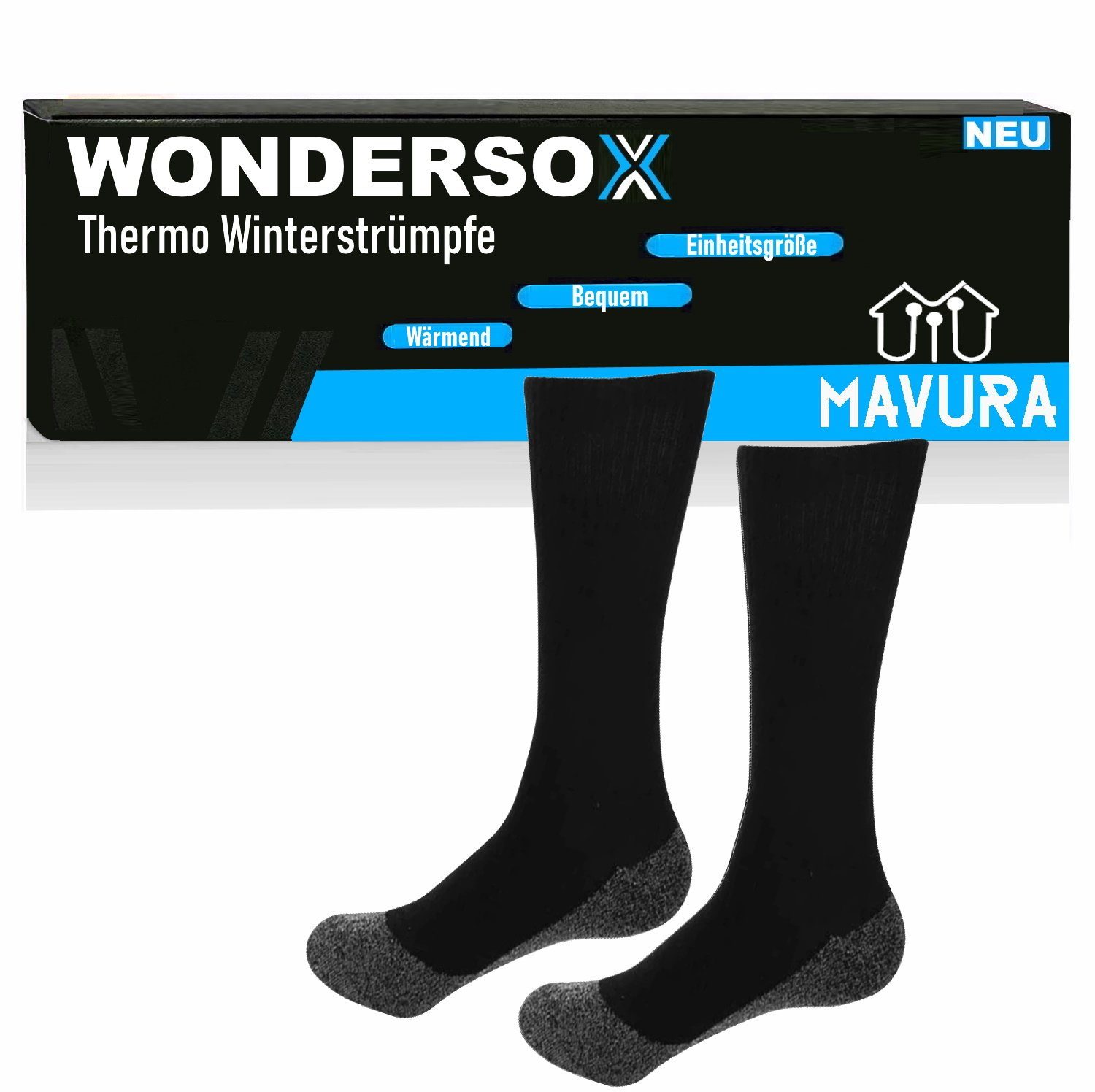 MAVURA Thermosocken WONDERSOX Thermo Носки Herren Damen Winterstrümpfe Зимние носки Warme Strümpfe