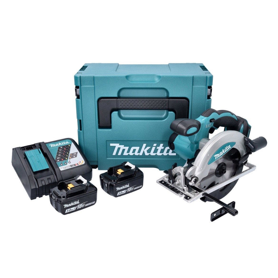Thumbnail - Makita Kompakt-Handkreissäge DSS 610 RFJ Akku Handkreissäge 18 V 165 mm + 2x Akku 3,0 Ah + Ladeger