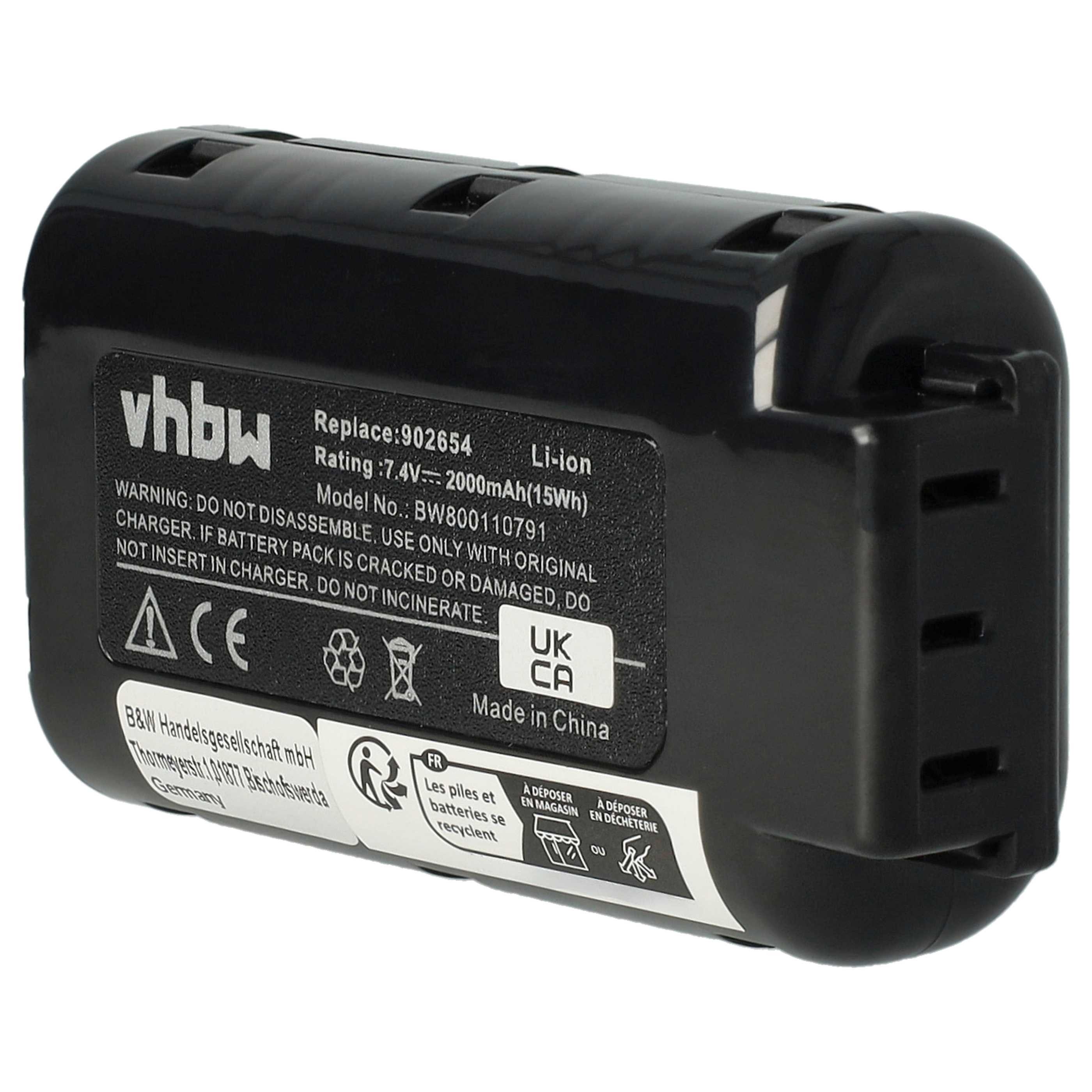 Ersatz für Paslode BCPAS-404717HC, BCPAS-404717 für Elektrowerkzeug (2 Akku