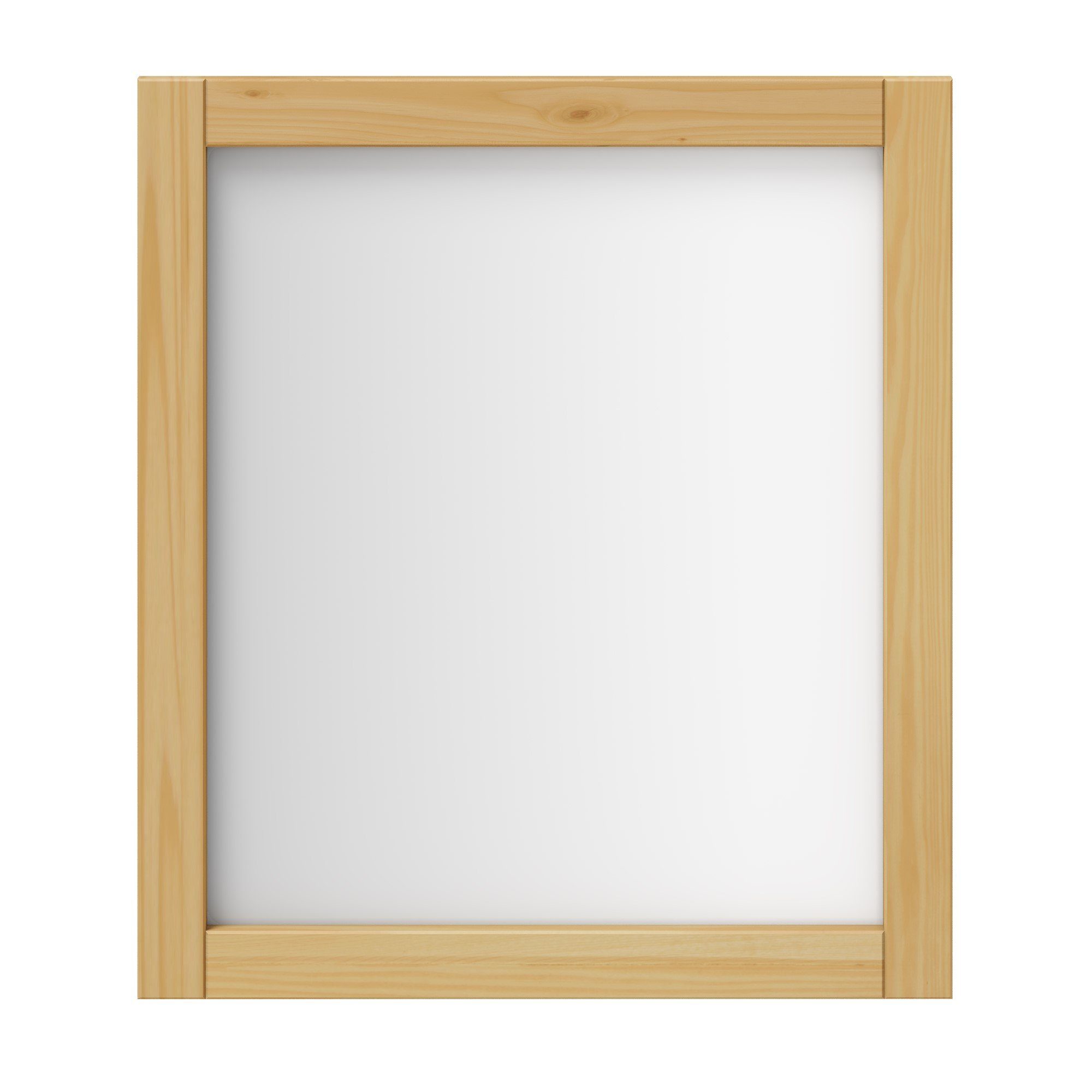 Woodroom Spiegel Sevilla, Kiefer massiv eichefarig lackiert, BxHxT 62x70x3 cm