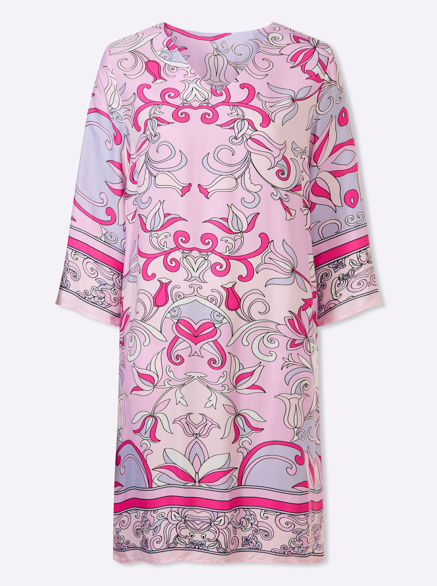 heine Etuikleid Druck-Kleid 3/4-Arm